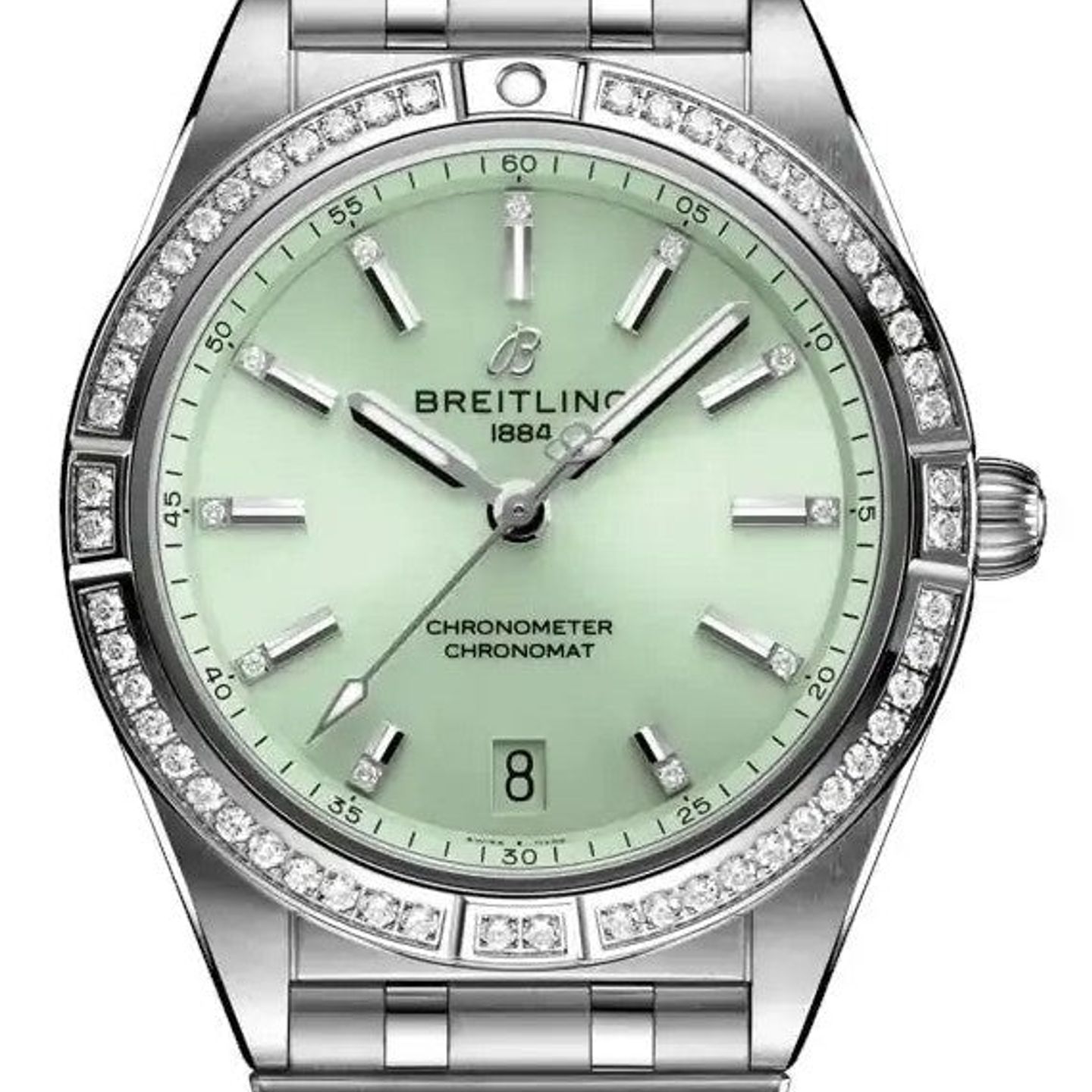 Breitling Chronomat 36 A10380591L1A1 (2026) - Groen wijzerplaat 36mm Staal (1/1)