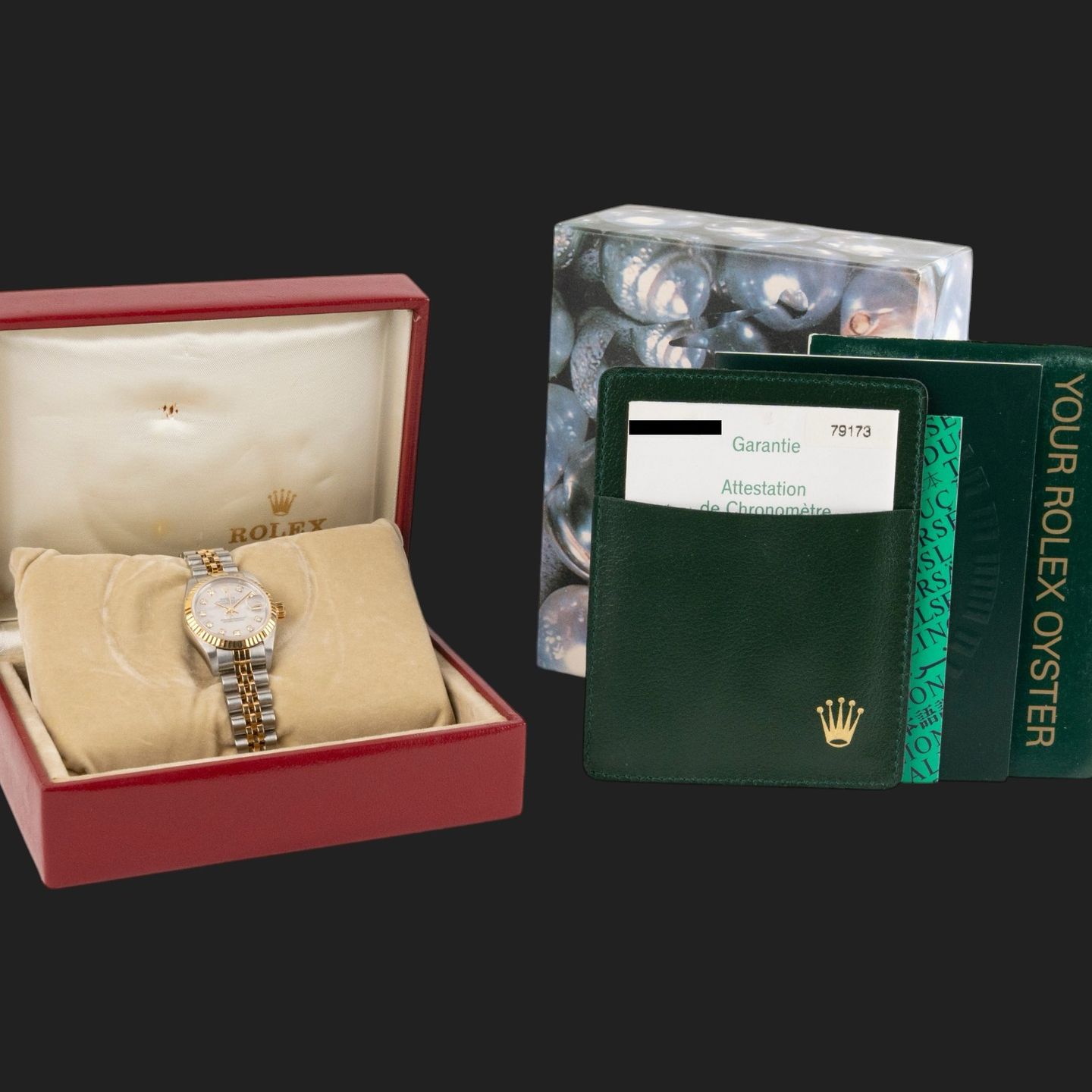 Rolex Lady-Datejust 79173 (2004) - 26 mm Gold/Steel case (8/8)