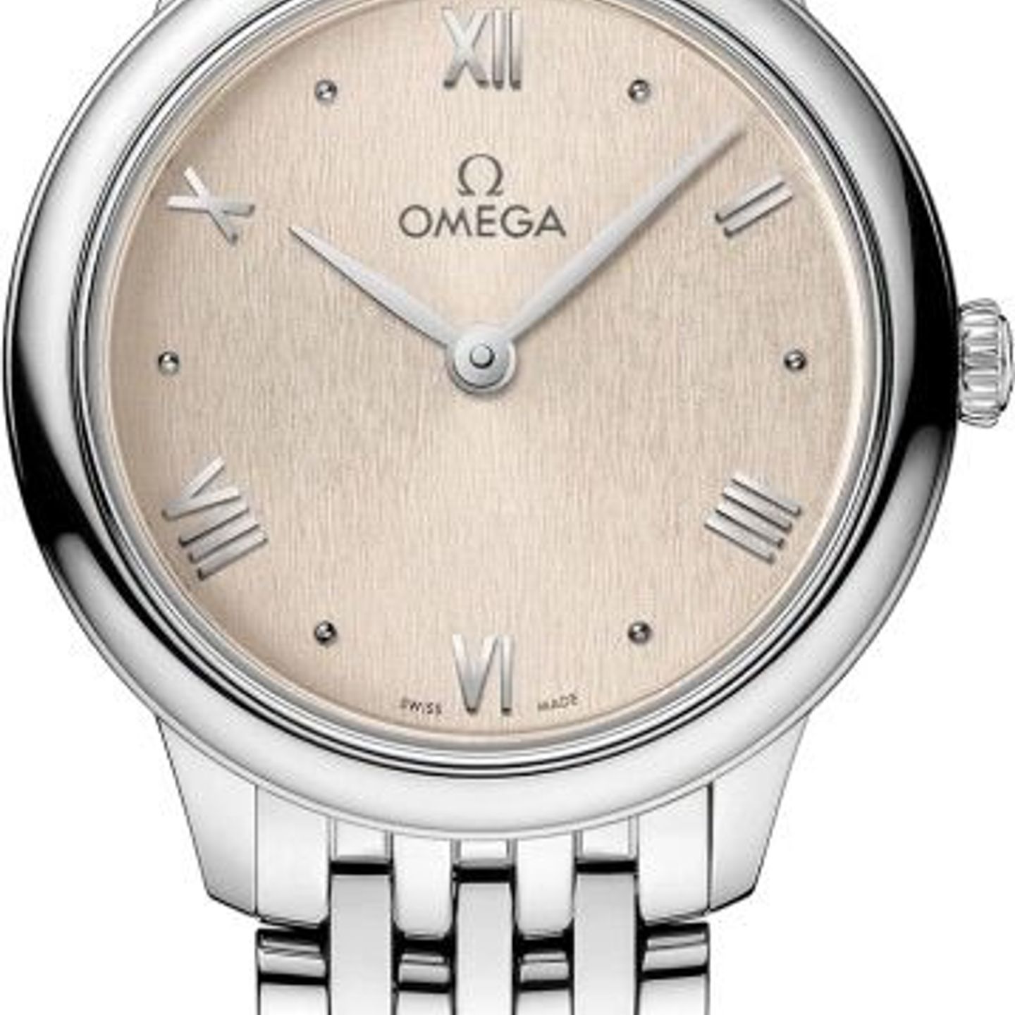 Omega De Ville 434.10.28.60.09.001 (2024) - Geel wijzerplaat 27mm Staal (1/1)