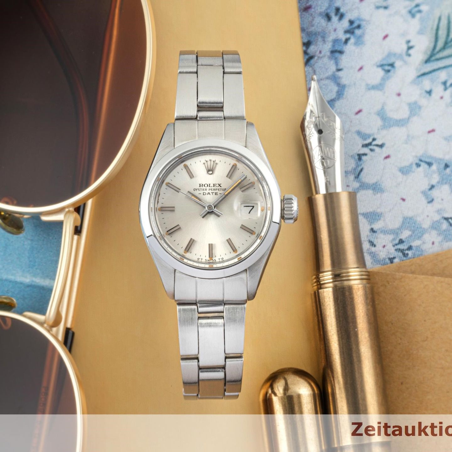 Rolex Lady-Datejust 6916 (1974) - Silver dial 26 mm Steel case (1/8)
