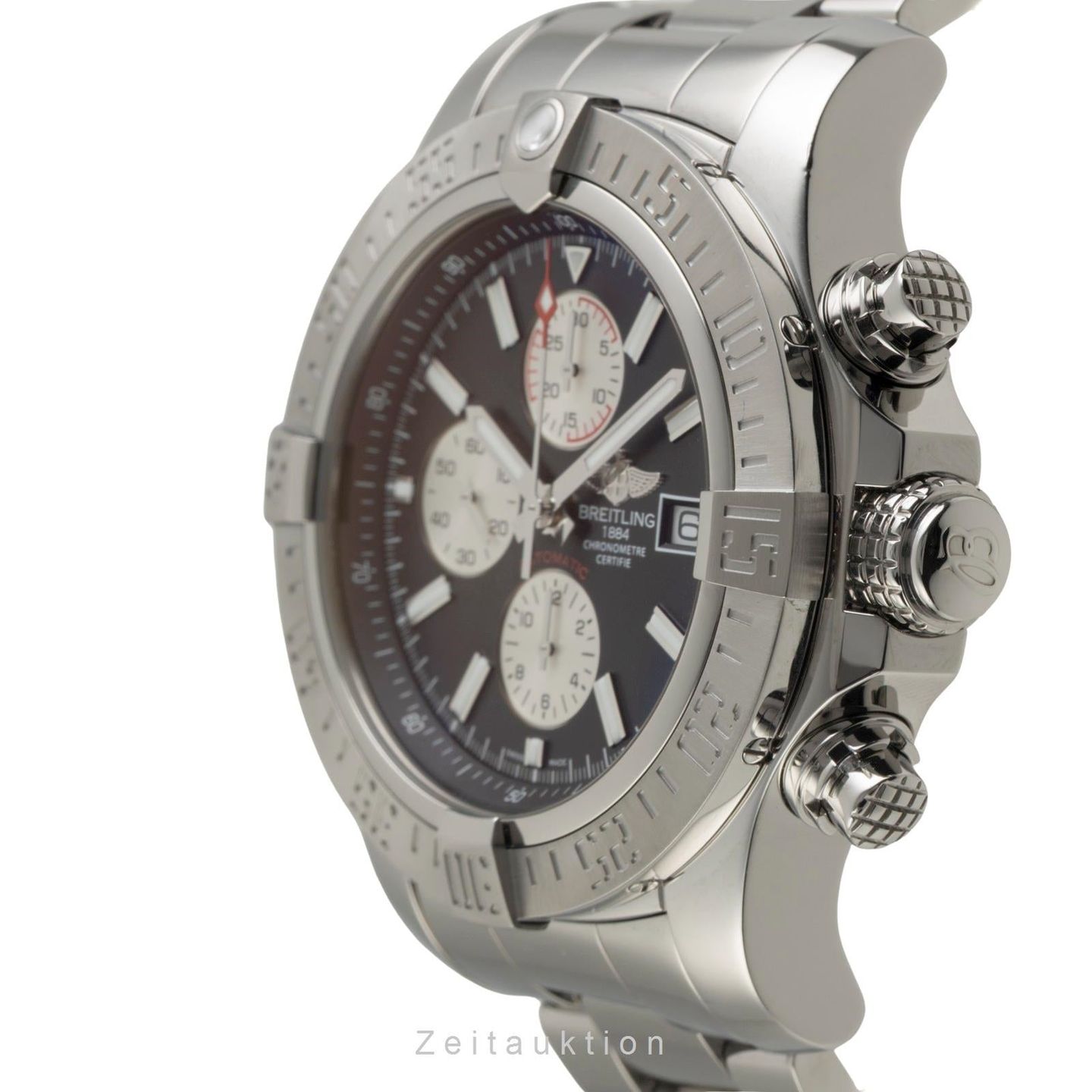 Breitling Super Avenger II A1337111/BC29 (Unknown (random serial)) - Black dial 48 mm Steel case (5/8)