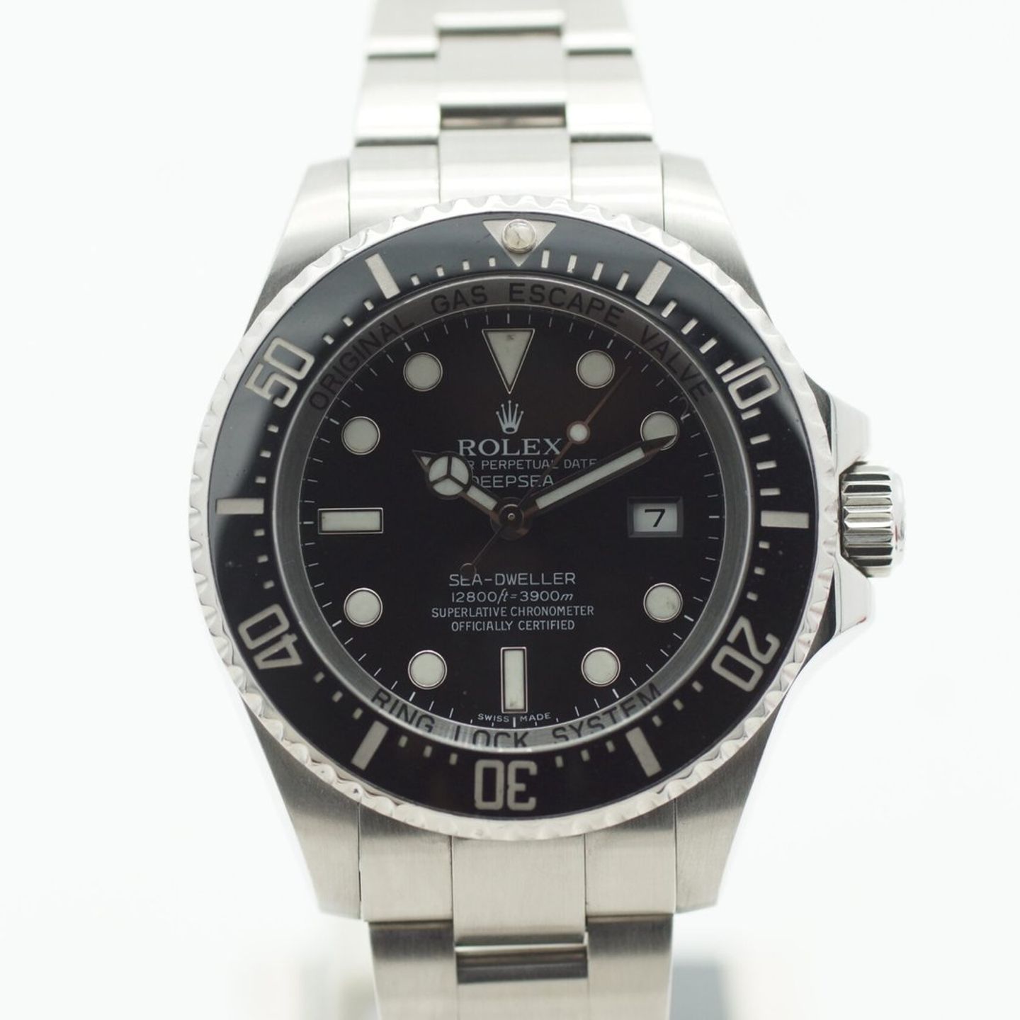 Rolex Sea-Dweller Deepsea 116660 (2010) - Zwart wijzerplaat 44mm Staal (4/8)