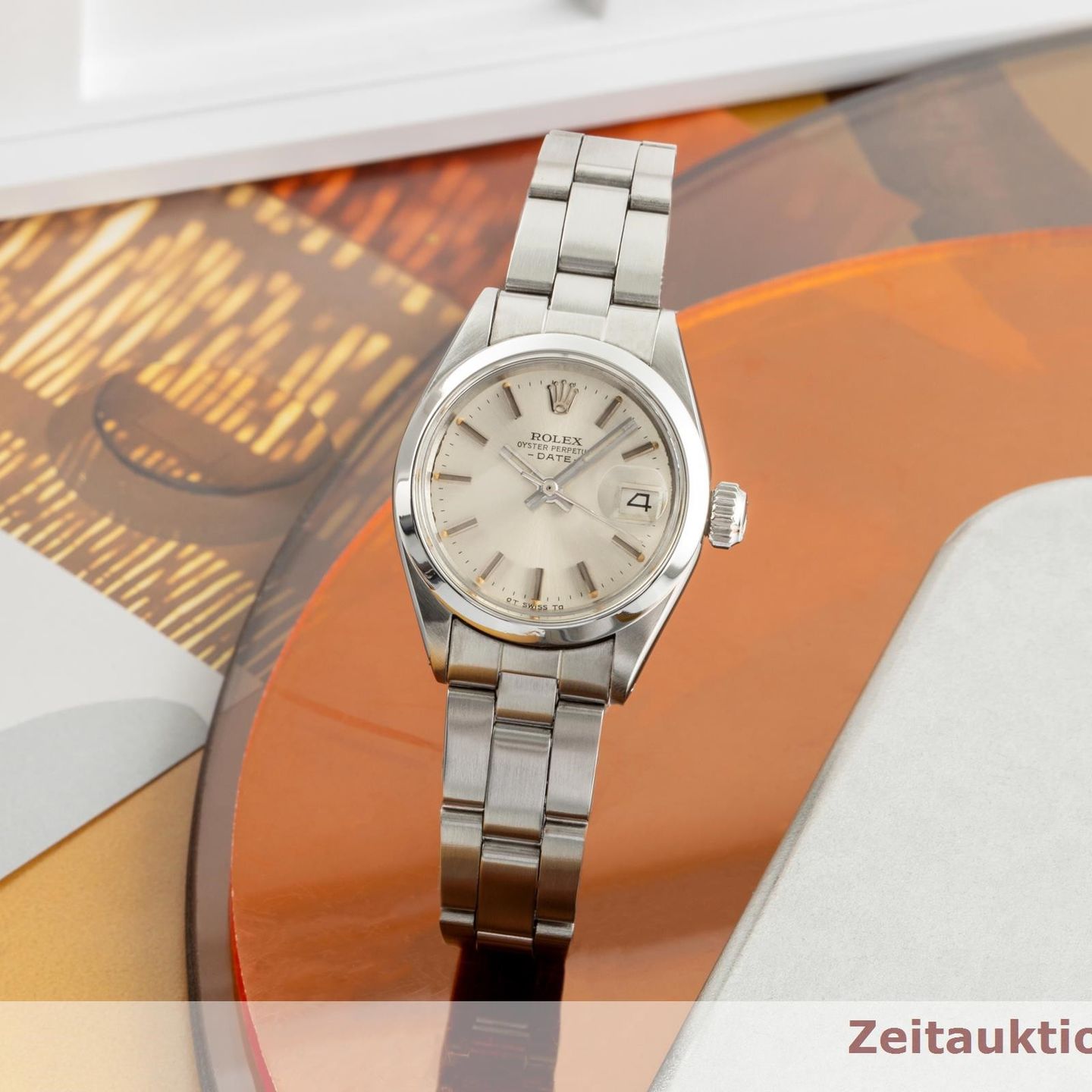 Rolex Lady-Datejust 6916 (1971) - Silver dial 26 mm Steel case (1/8)