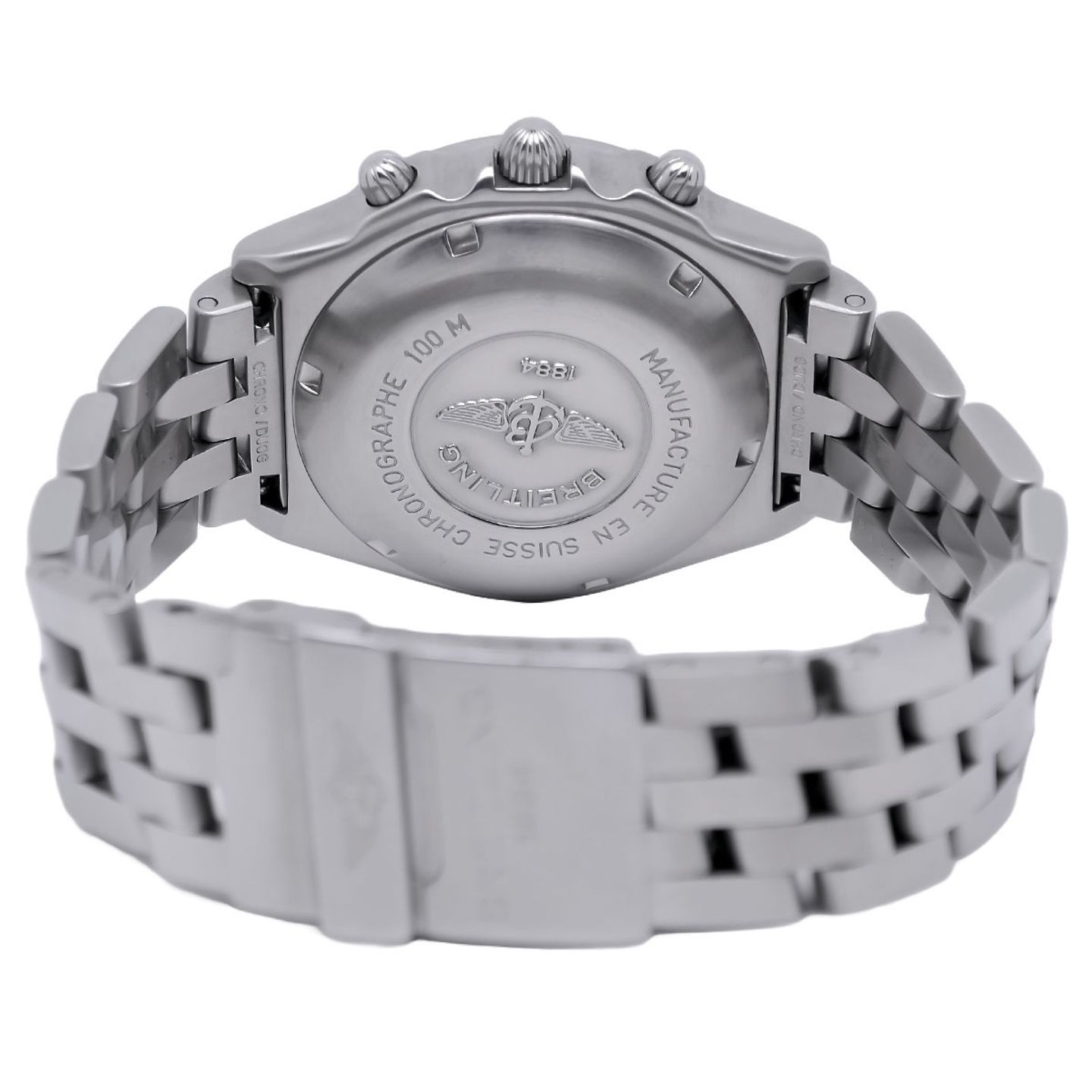 Breitling Blackbird A13350 (1997) - Zwart wijzerplaat 40mm Staal (6/8)