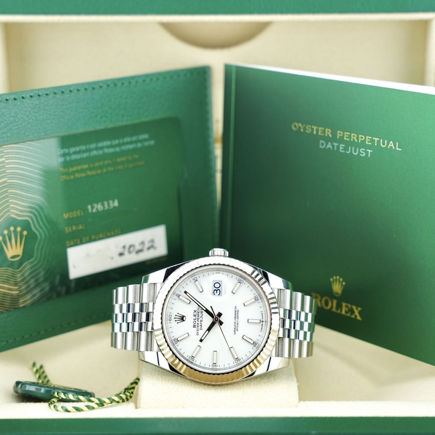 Rolex Datejust 41 126334 (2022) - White dial 41 mm Steel case (2/2)