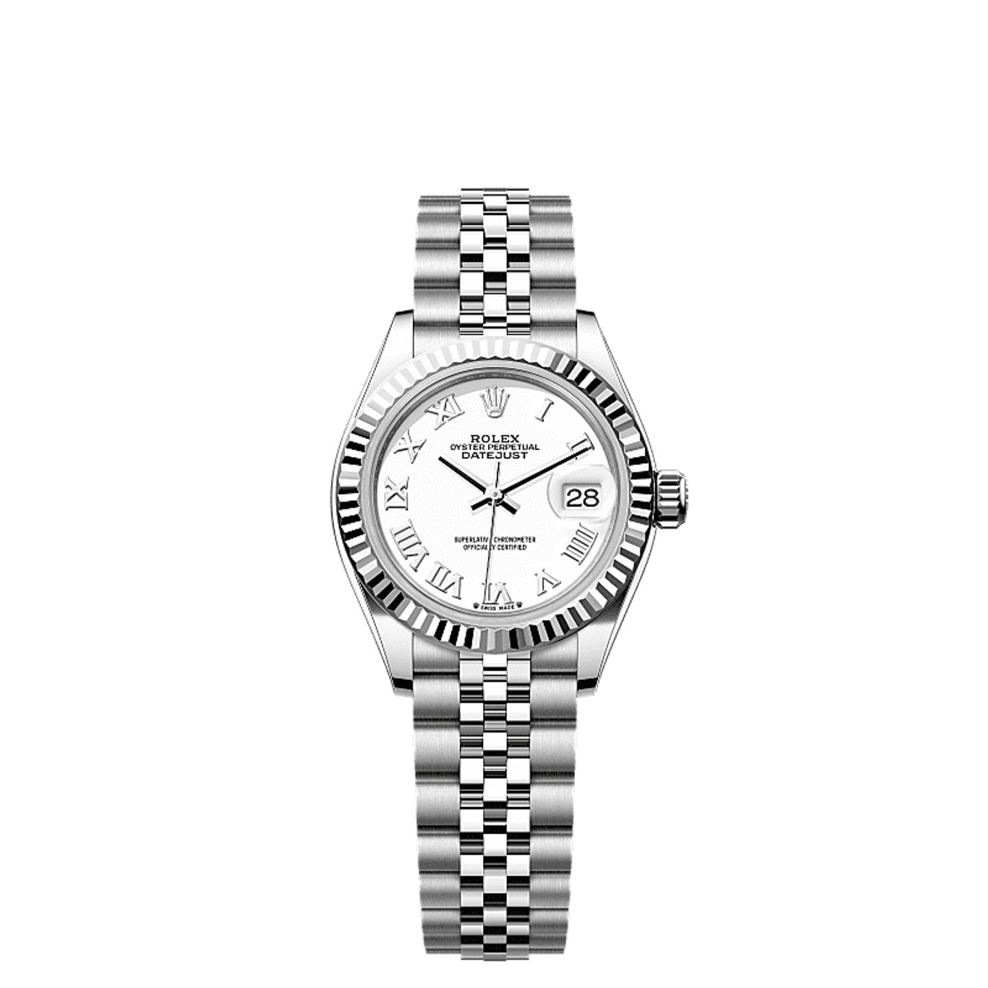 Rolex Lady-Datejust 279174 (2025) - White dial 28 mm Steel case (1/1)