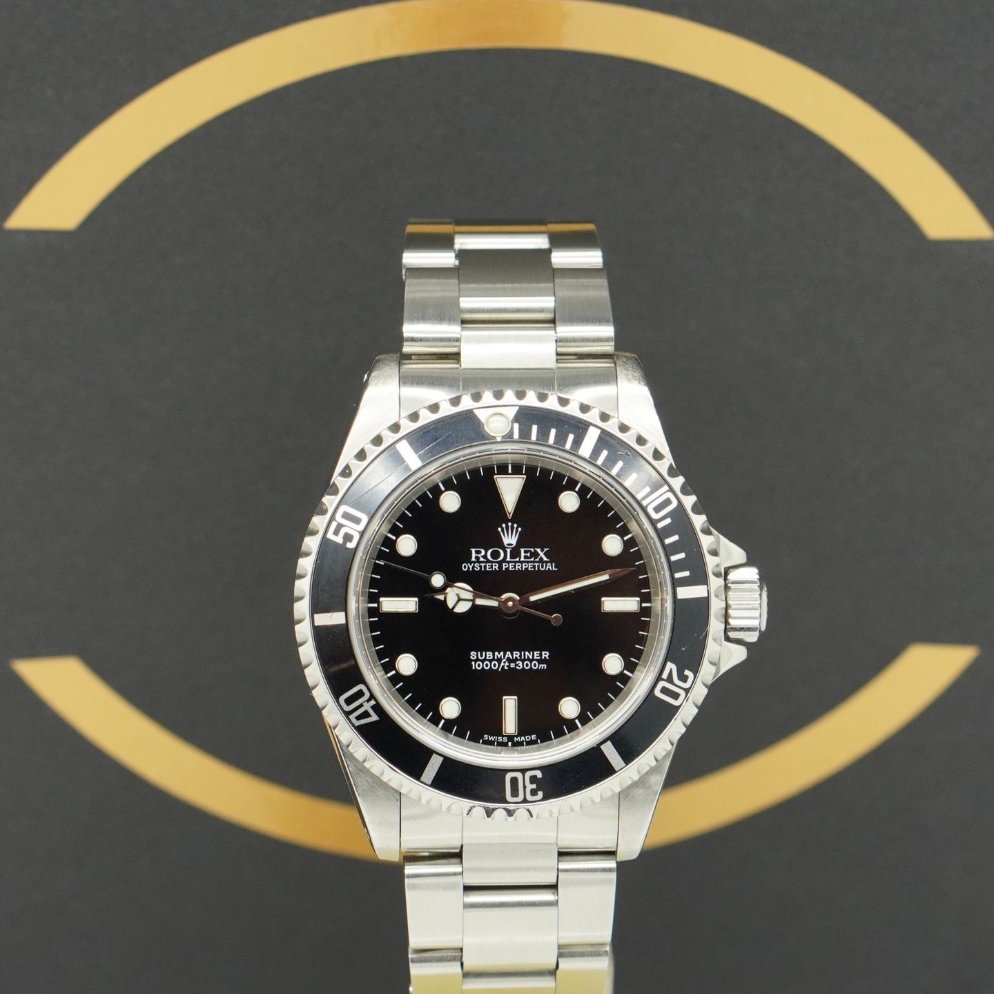 Rolex Submariner No Date 14060 (2000) - Zwart wijzerplaat 40mm Staal (1/7)