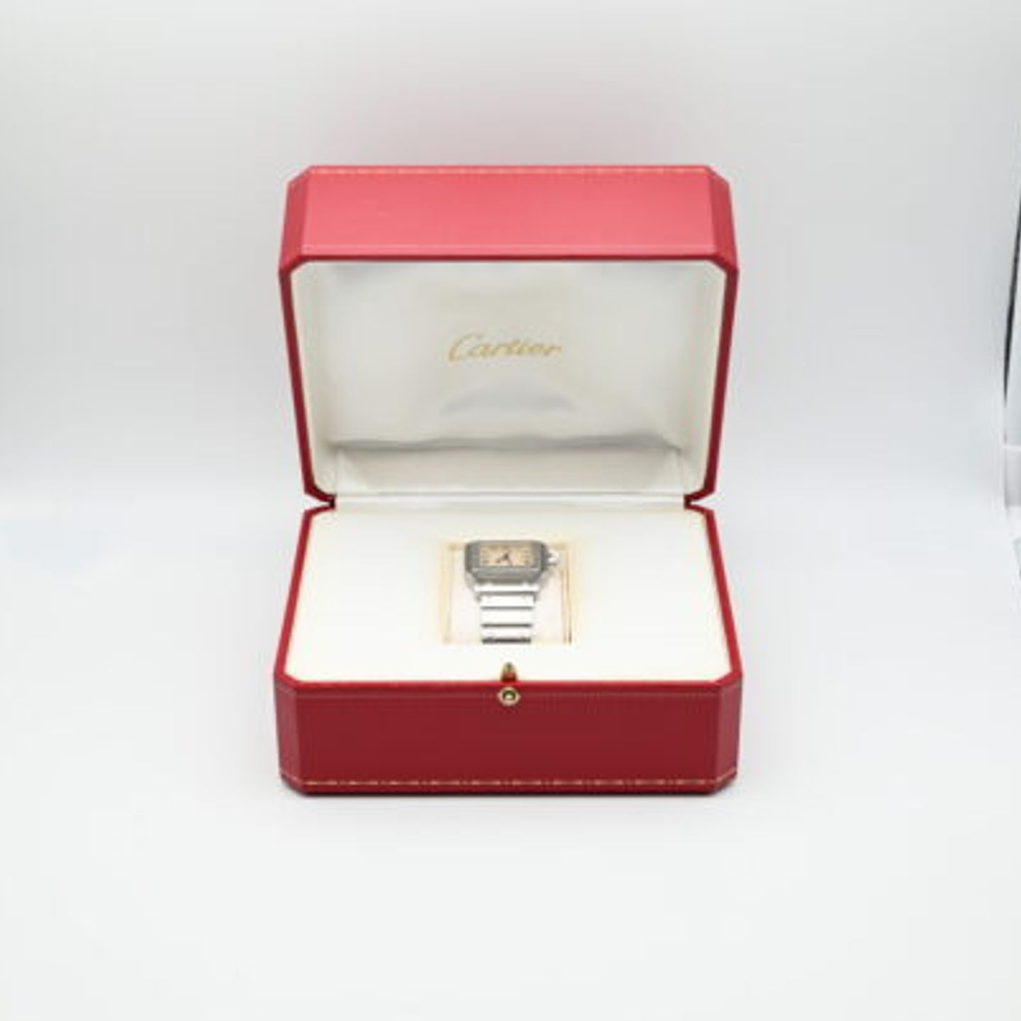 Cartier Santos Galbée 1564 (2000) - White dial Unknown Steel case (2/7)