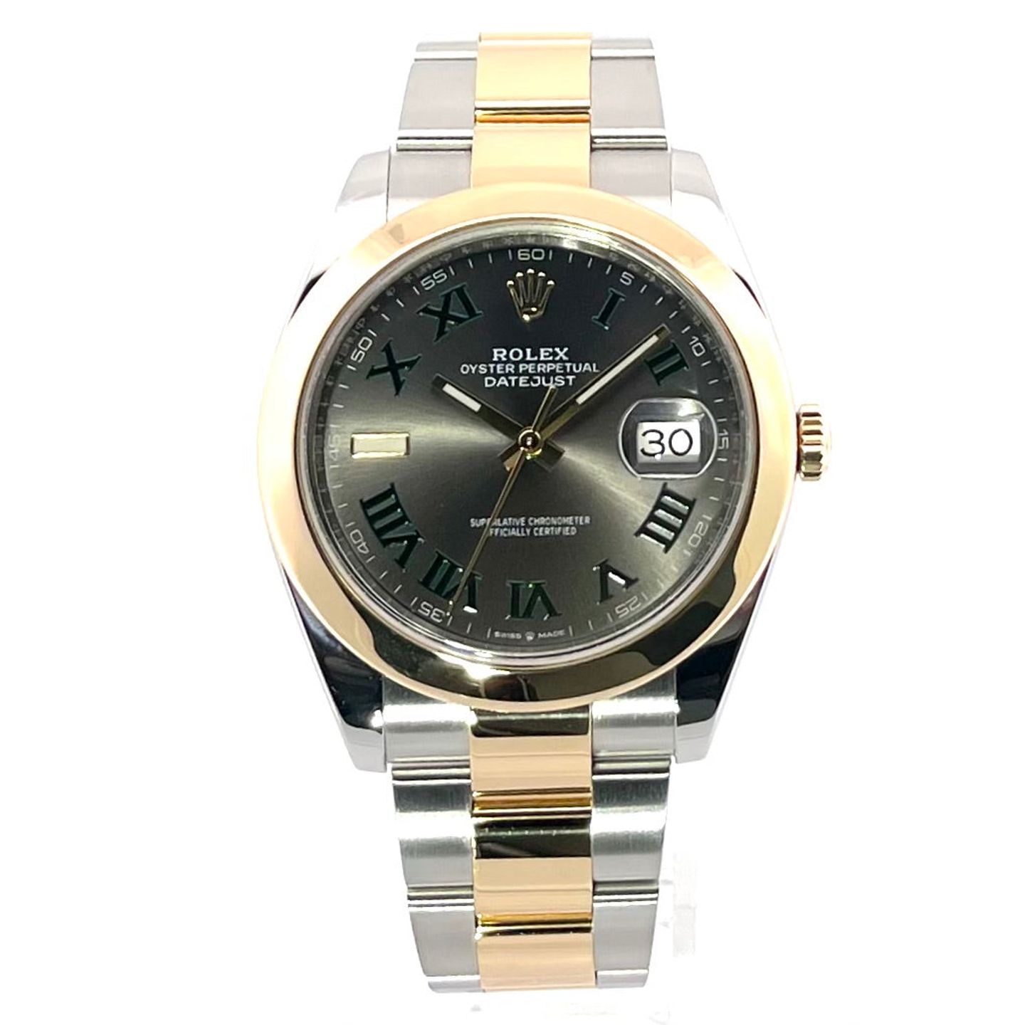 Rolex Datejust 41 126303 (2019) - Champagne wijzerplaat 41mm Goud/Staal (1/7)