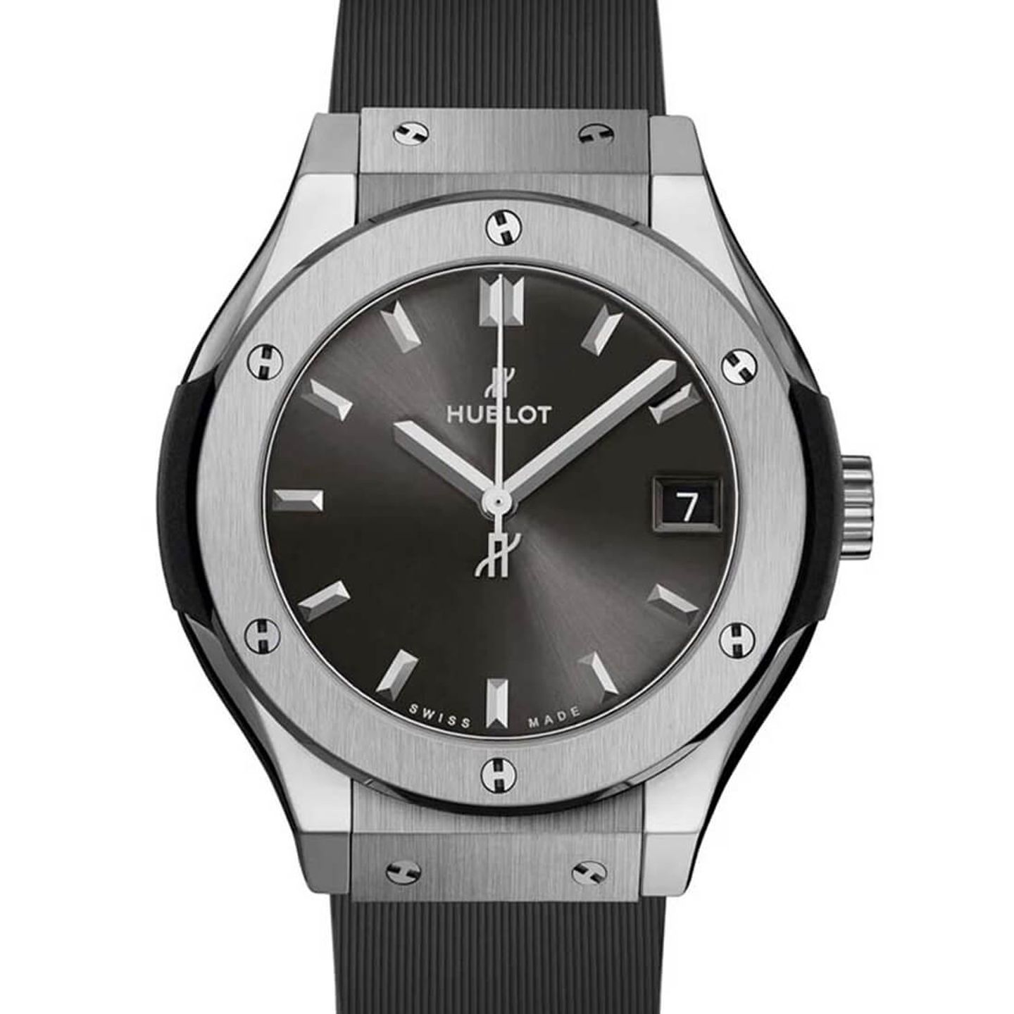 Hublot Classic Fusion Racing Grey 581.NX.7071.RX (2023) - Grijs wijzerplaat 33mm Titanium (1/1)