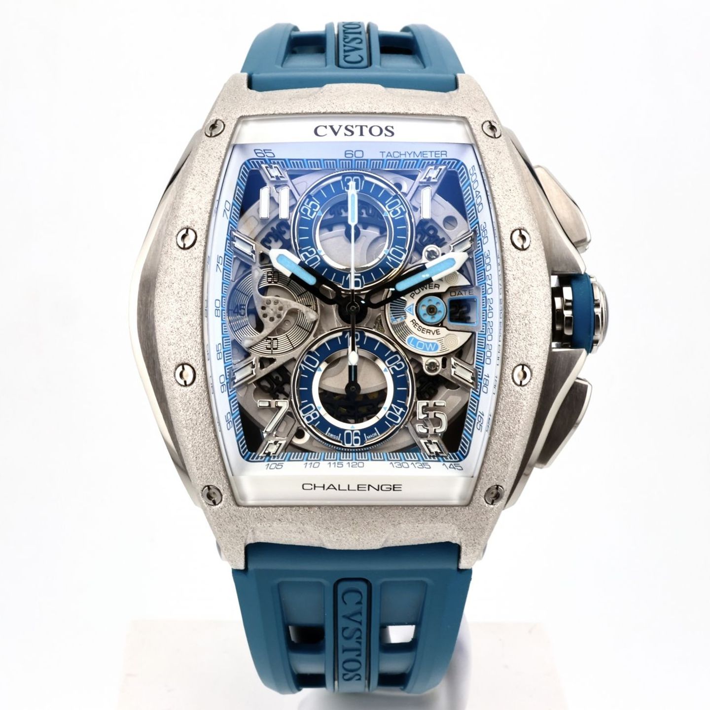 Cvstos Challenge III Chrono RGIII (2025) - Transparant wijzerplaat 45mm Staal (3/24)