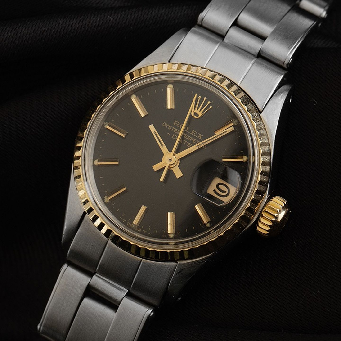 Rolex Oyster Perpetual Lady Date 6517 (1968) - 26mm Staal (3/8)