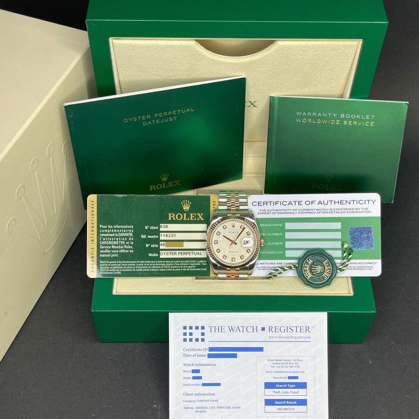 Rolex Datejust 36 116231 (2014) - Silver dial 36 mm Gold/Steel case (2/8)