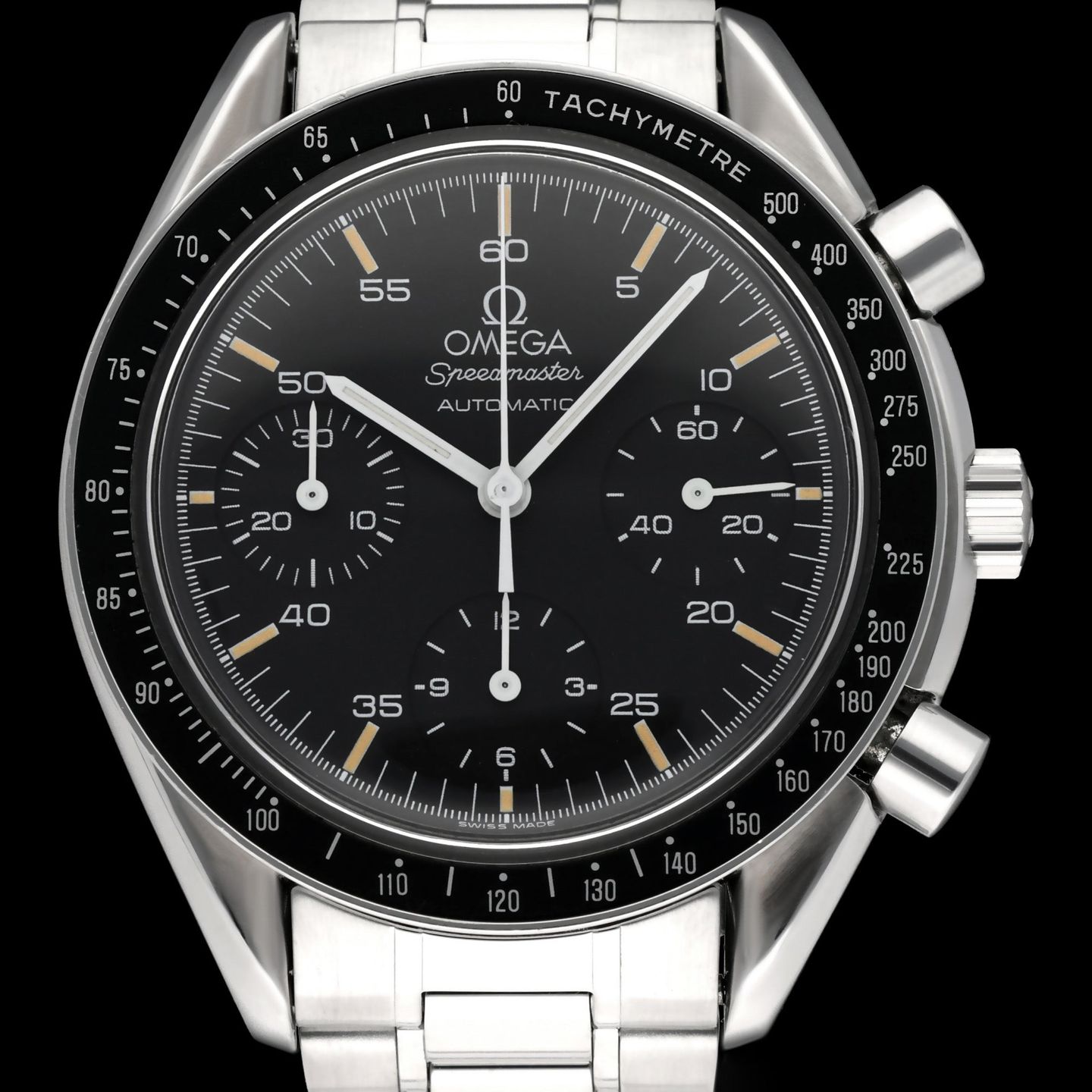 Omega Speedmaster Reduced 3510.50.00 (1991) - Black dial 39 mm Steel case (1/8)