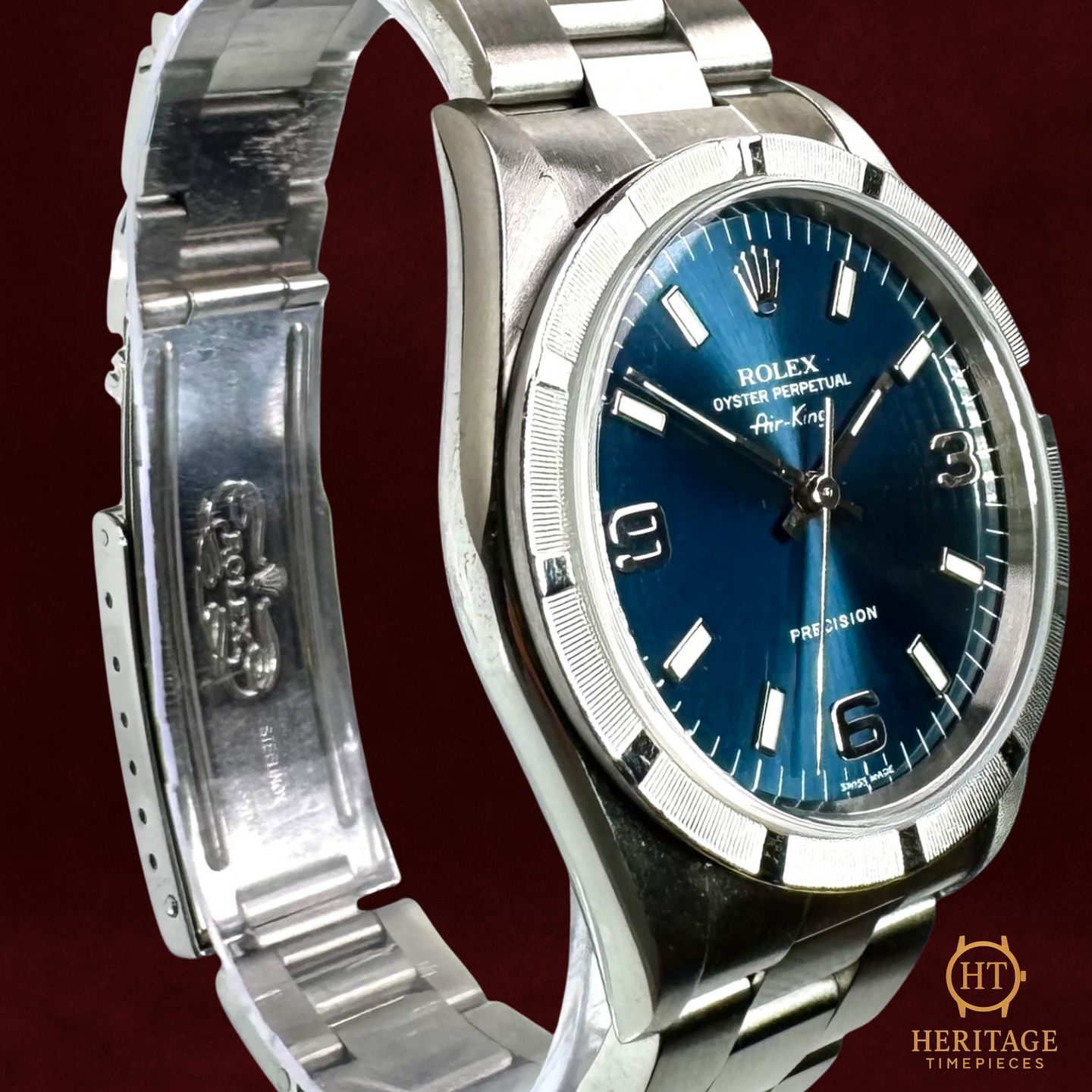 Rolex Air-King 14010 (2001) - 34 mm Steel case (3/8)