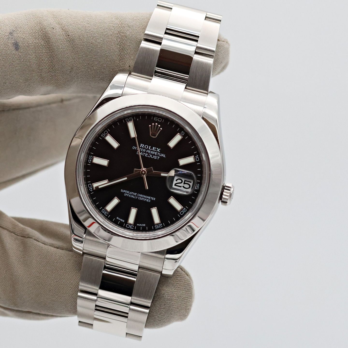 Rolex Datejust II 116300 (Onbekend (willekeurig serienummer)) - 41mm Staal (3/8)