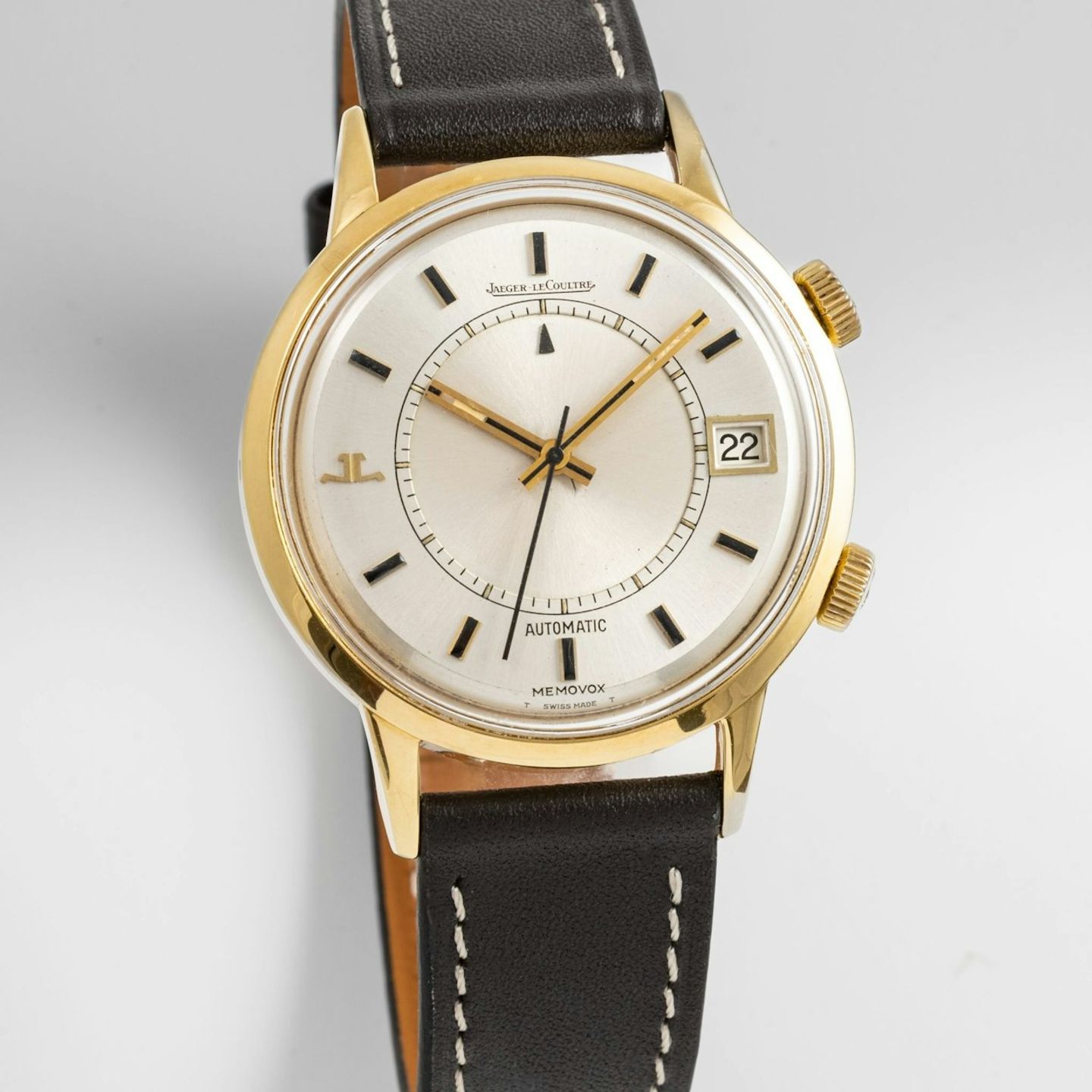 Jaeger-LeCoultre Memovox 875 (1971) - 37mm Geelgoud (1/8)