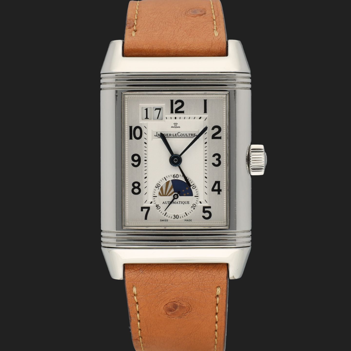 Jaeger-LeCoultre Grande Reverso 240.8.72 (2005) - Zilver wijzerplaat 29mm Staal (3/8)