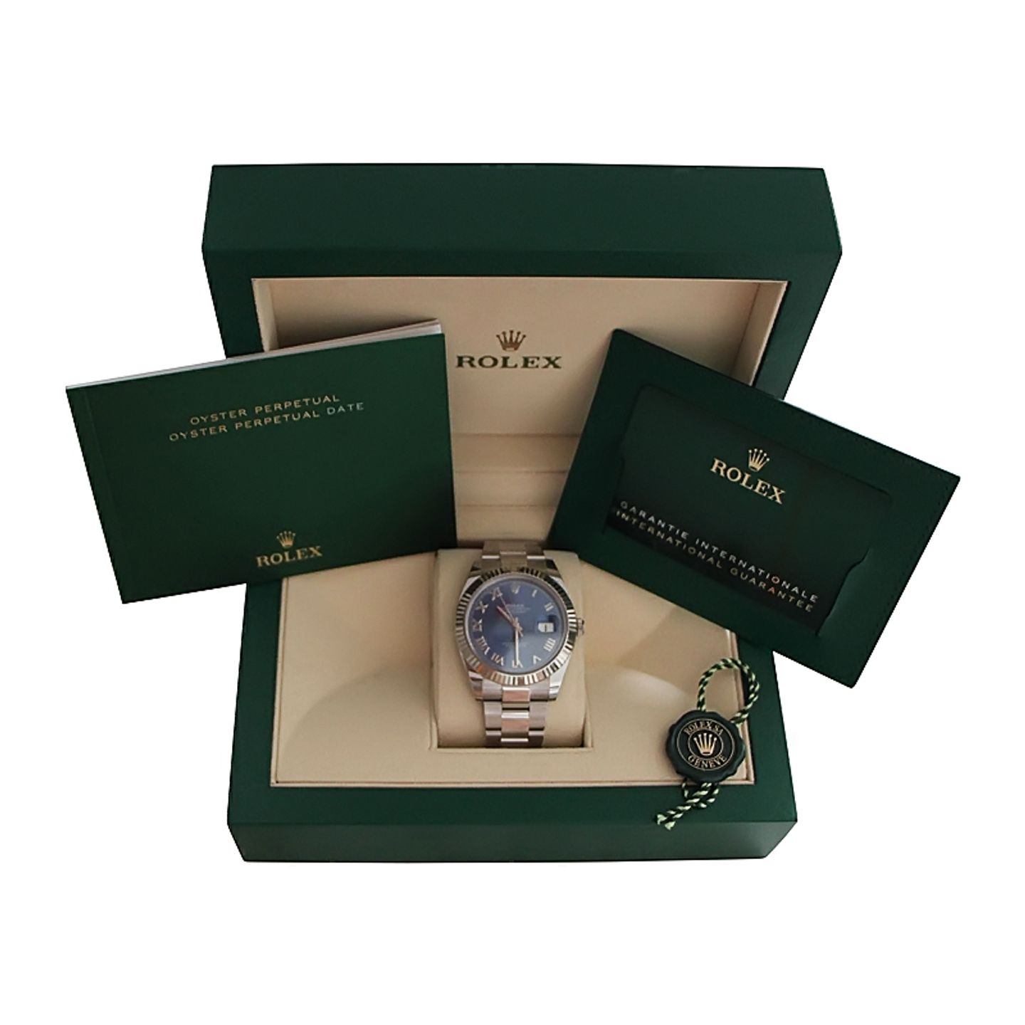 Rolex Datejust 41 126334 (2024) - Blauw wijzerplaat 41mm Staal (4/4)