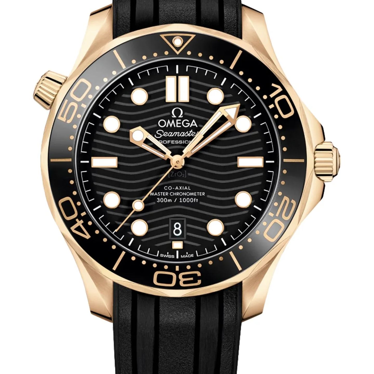 Omega Seamaster Diver 300 M 210.62.42.20.01.003 (2026) - Zwart wijzerplaat 42mm Geelgoud (1/1)
