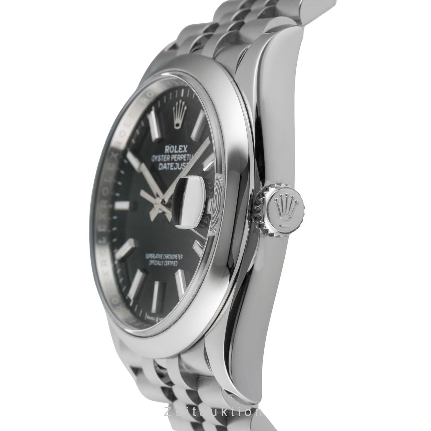 Rolex Datejust 36 126200 (Unknown (random serial)) - Black dial 36 mm Steel case (5/8)