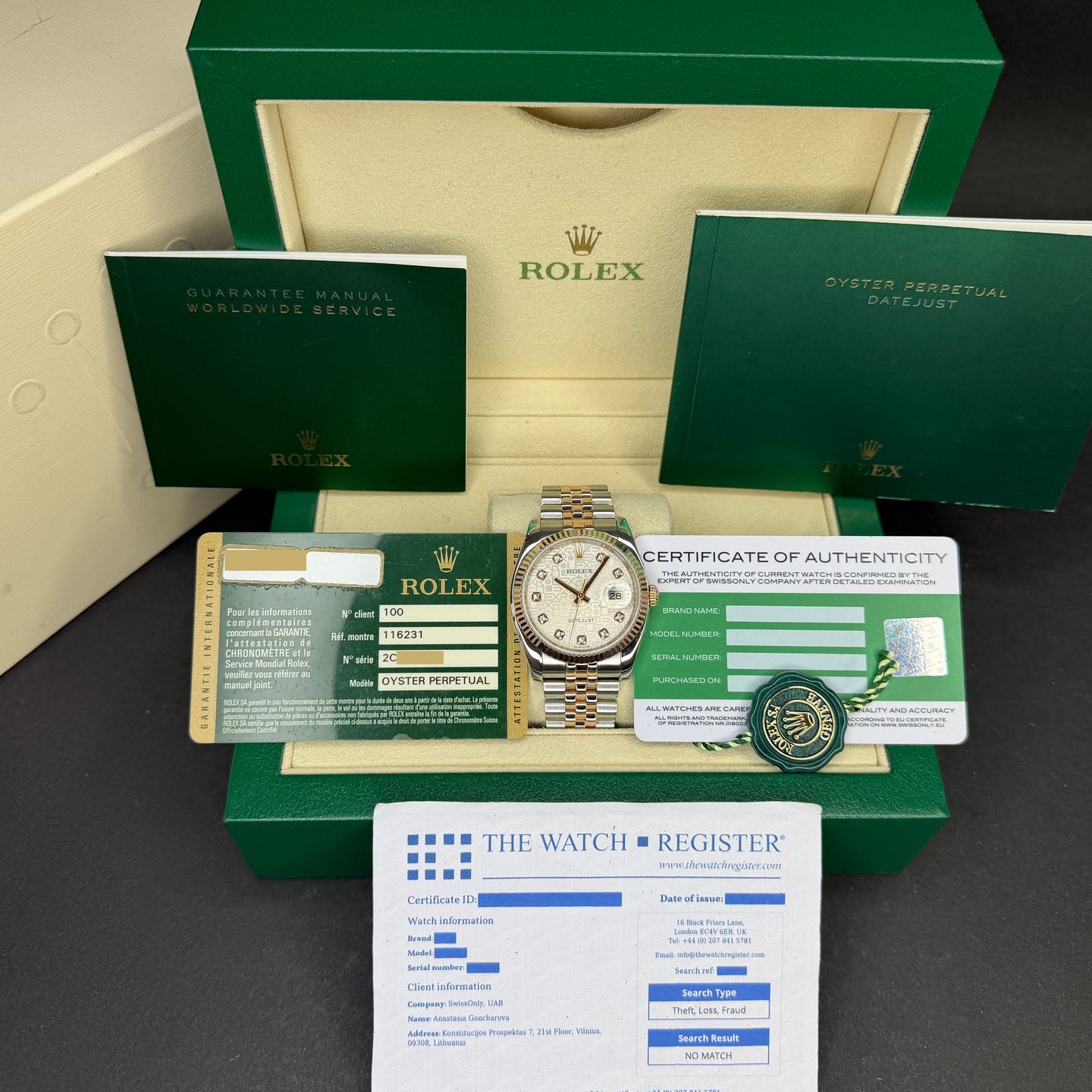 Rolex Datejust 36 116231 (2013) - 36mm Goud/Staal (3/8)