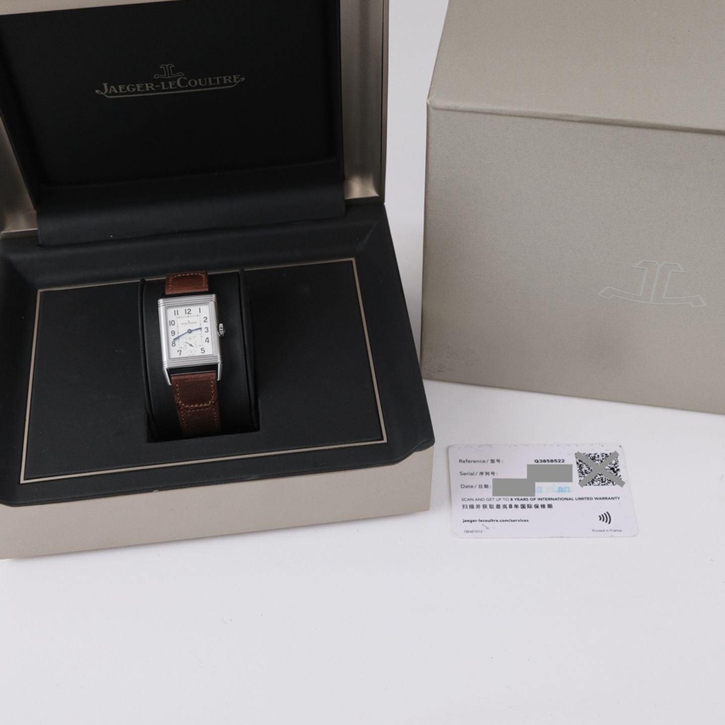 Jaeger-LeCoultre Reverso Classic Small Q3858522 (Onbekend (willekeurig serienummer)) - Zilver wijzerplaat 27mm Staal (8/8)