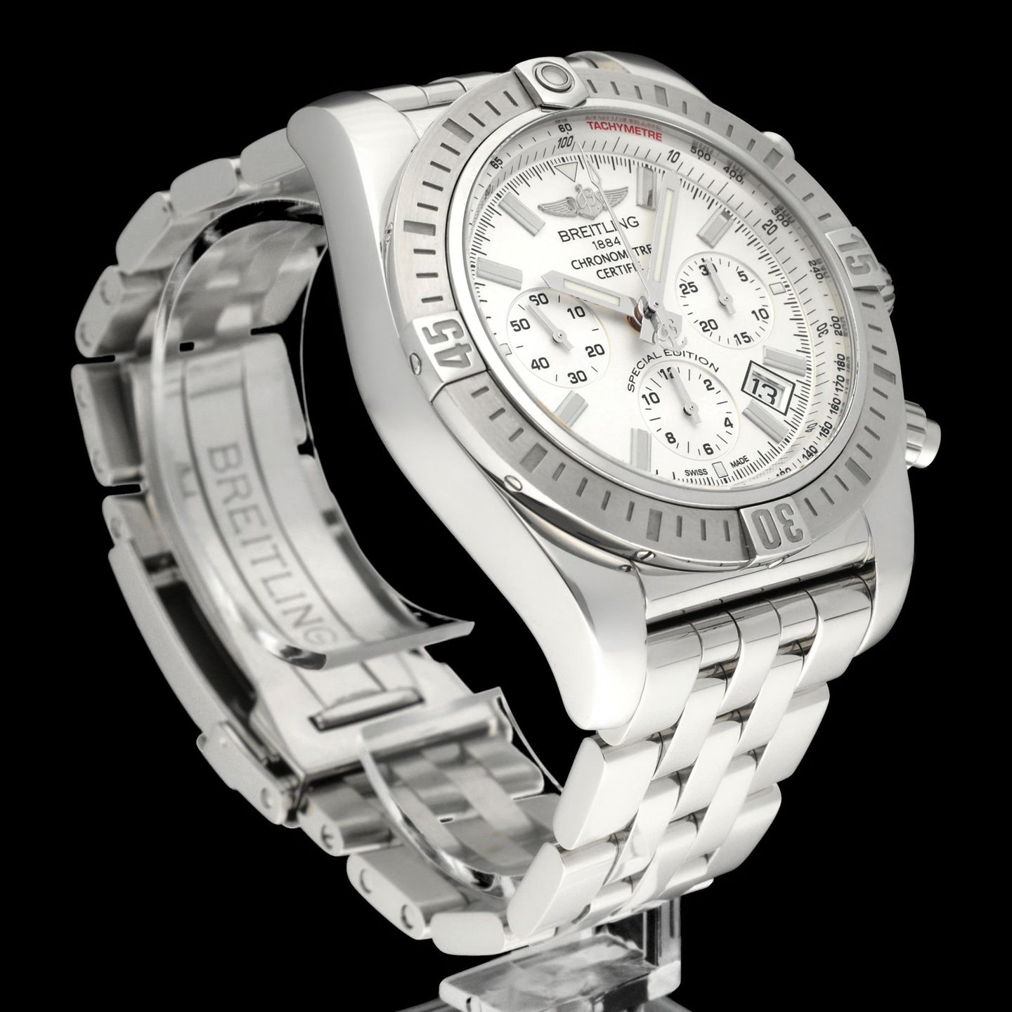 Breitling Chronomat 44 AB0115 (2019) - Silver dial 44 mm Steel case (6/8)