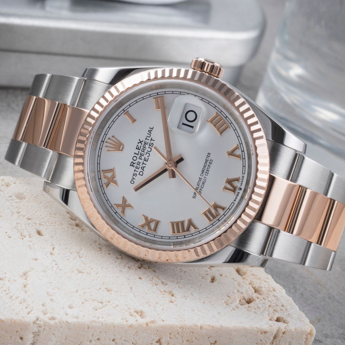 Rolex Datejust 36 126231 (Onbekend (willekeurig serienummer)) - 36mm Goud/Staal (2/8)