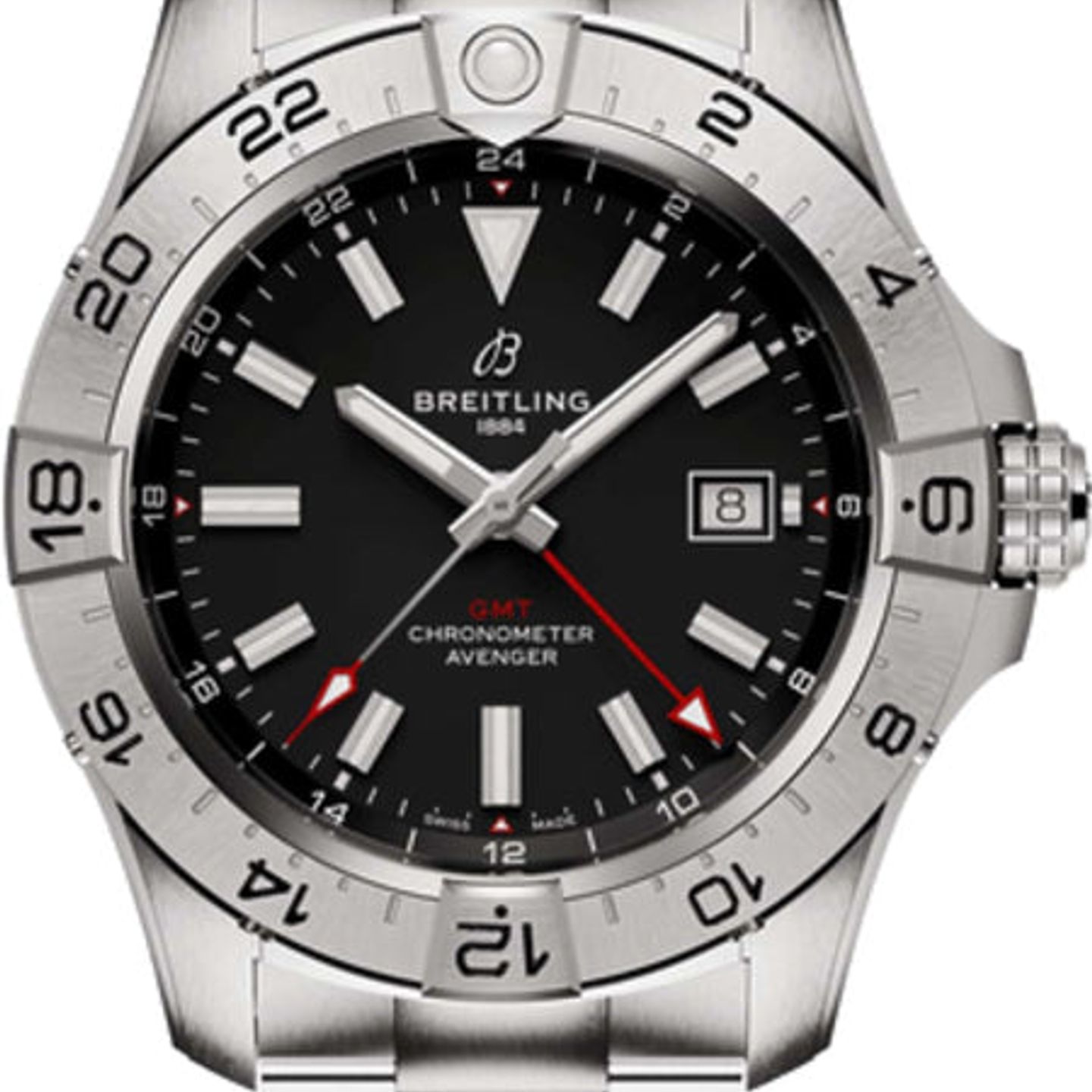 Breitling Avenger A32320101B1A1 (2026) - Zwart wijzerplaat 44mm Staal (1/1)