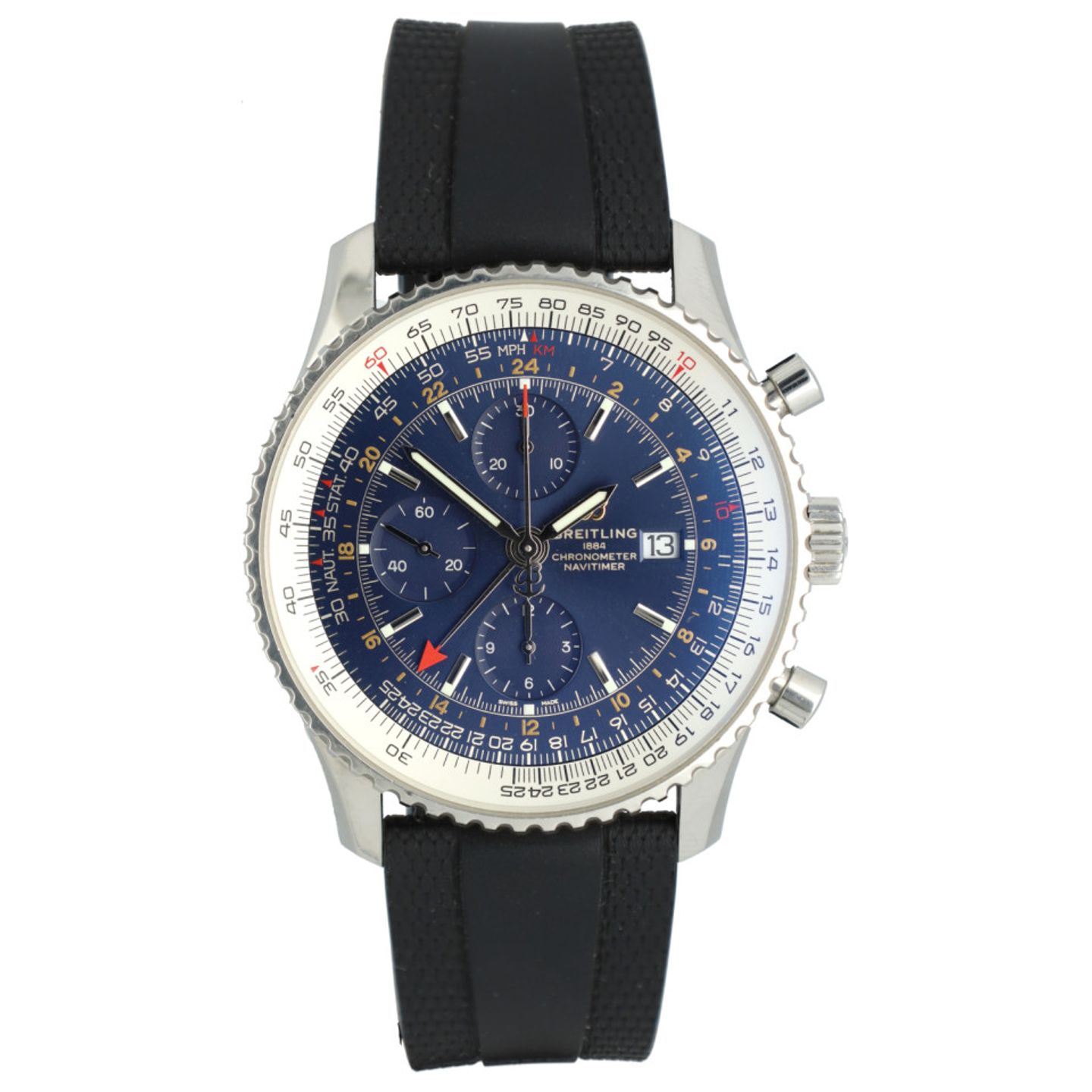 Breitling Navitimer World A24322 (2019) - 46mm Staal (2/7)