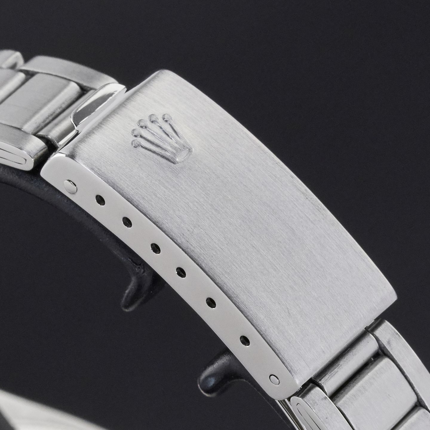 Rolex Air-King 5500 (1981) - Blue dial 34 mm Steel case (8/8)