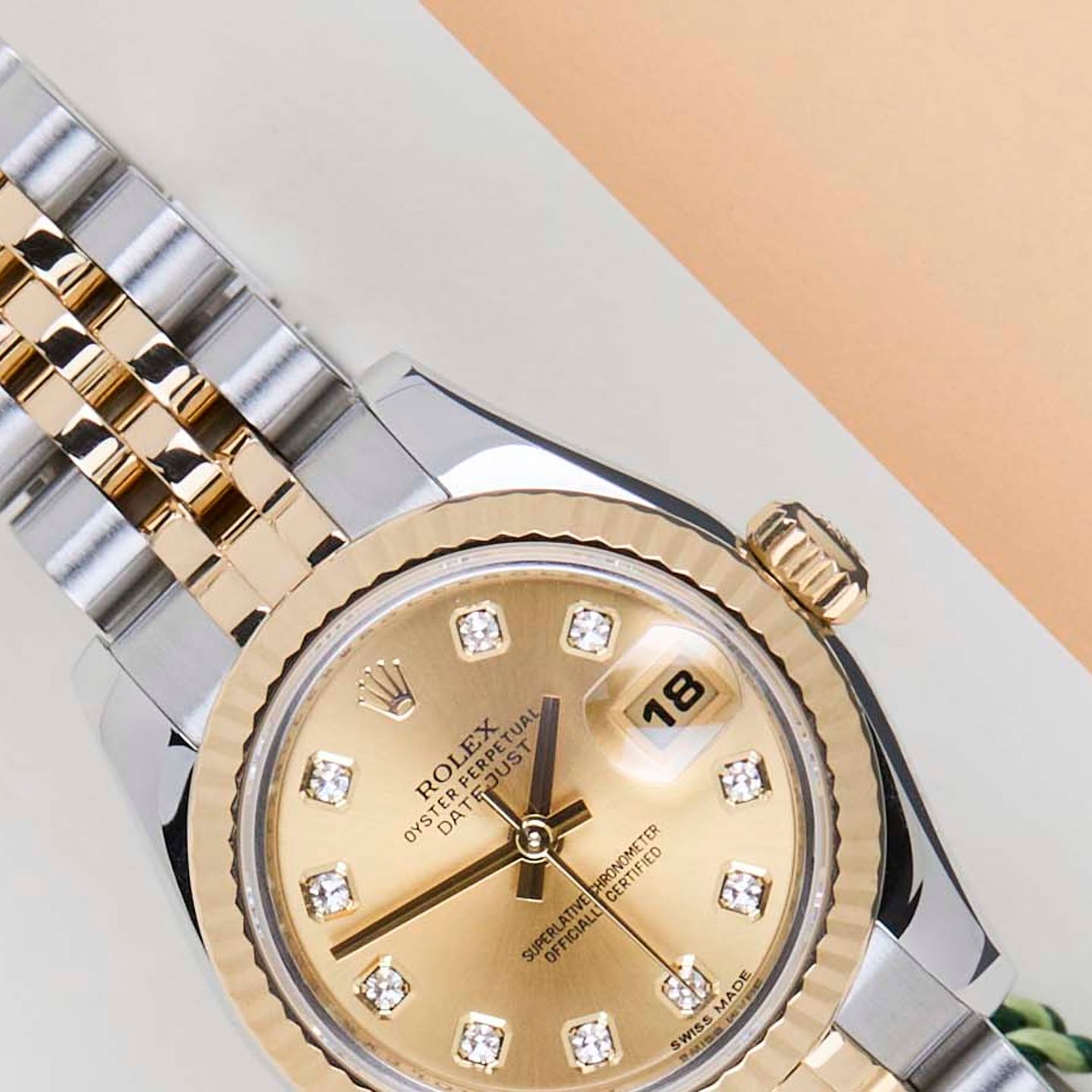 Rolex Lady-Datejust 179173 (2014) - 26 mm Gold/Steel case (3/8)