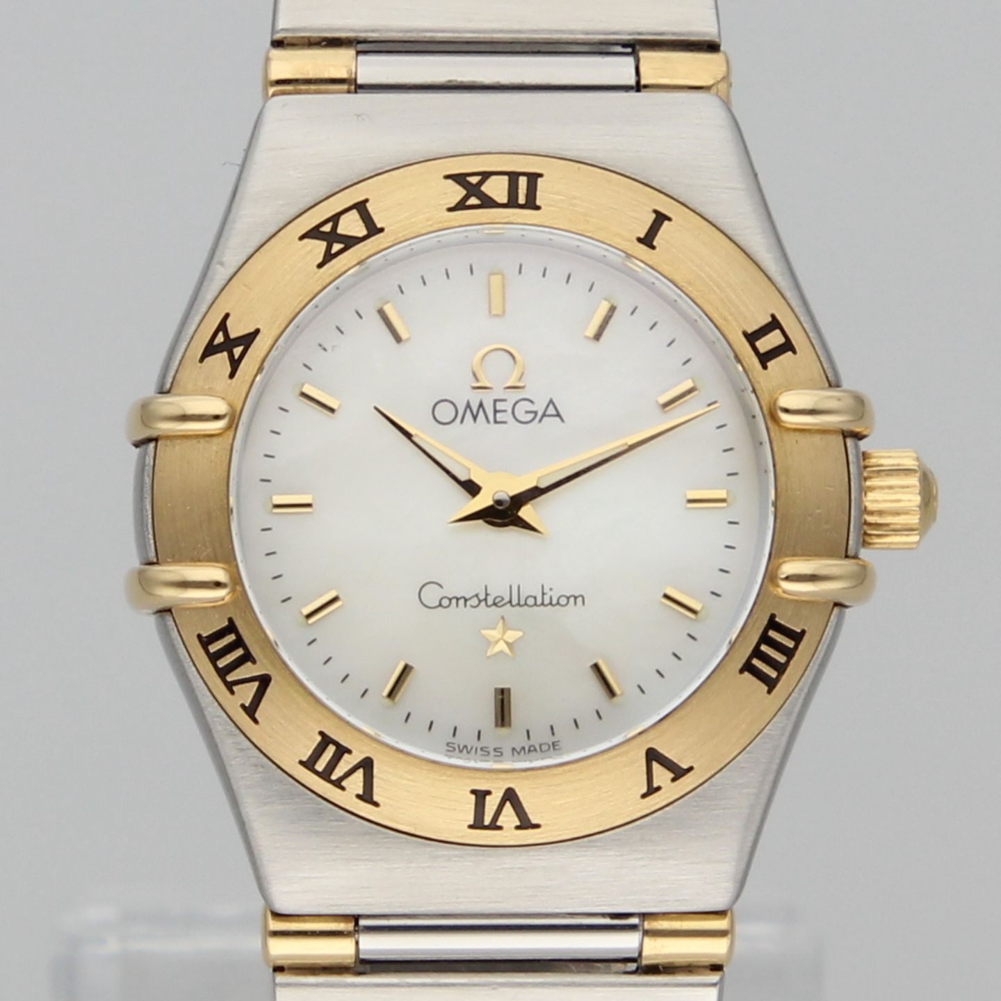 Omega Constellation 795.1203 (Unknown (random serial)) - Gold dial 24 mm Gold/Steel case (1/8)
