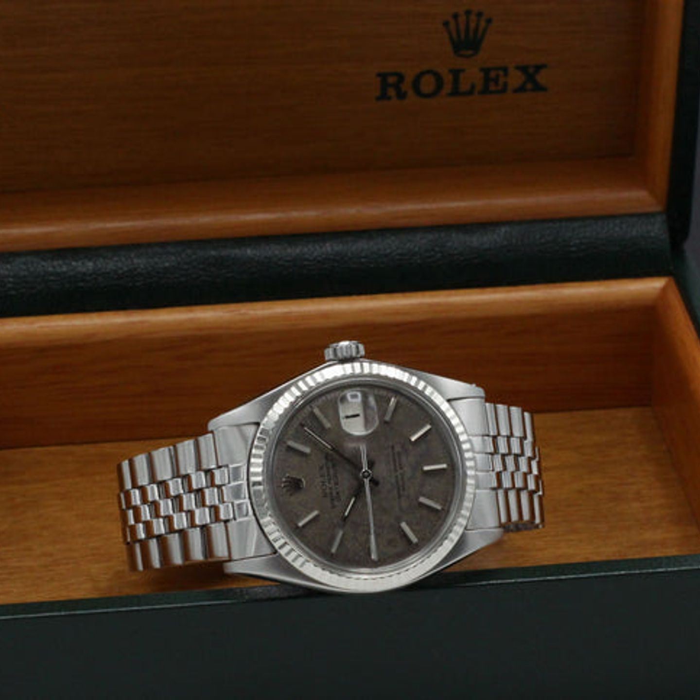 Rolex Datejust 1601 (1969) - Grey dial 36 mm Steel case (3/7)