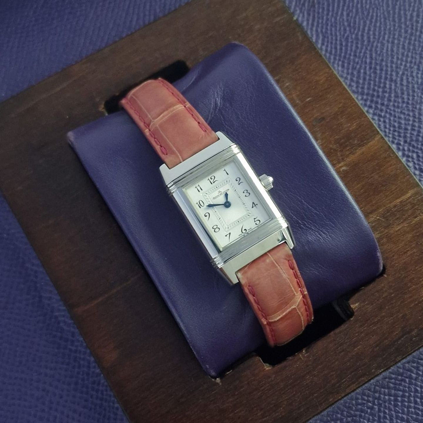 Jaeger-LeCoultre Reverso Duetto 266.8.44 (2015) - Pearl dial 21 mm Steel case (1/5)