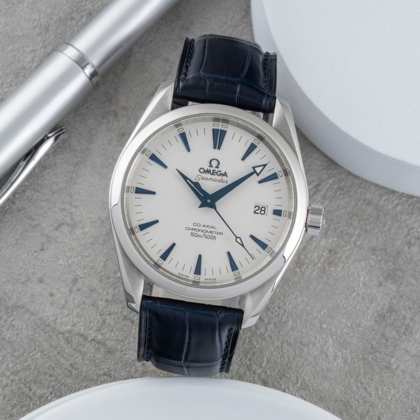 Omega Seamaster Aqua Terra 2503.33.00 (2007) - Zilver wijzerplaat 39mm Staal (1/8)