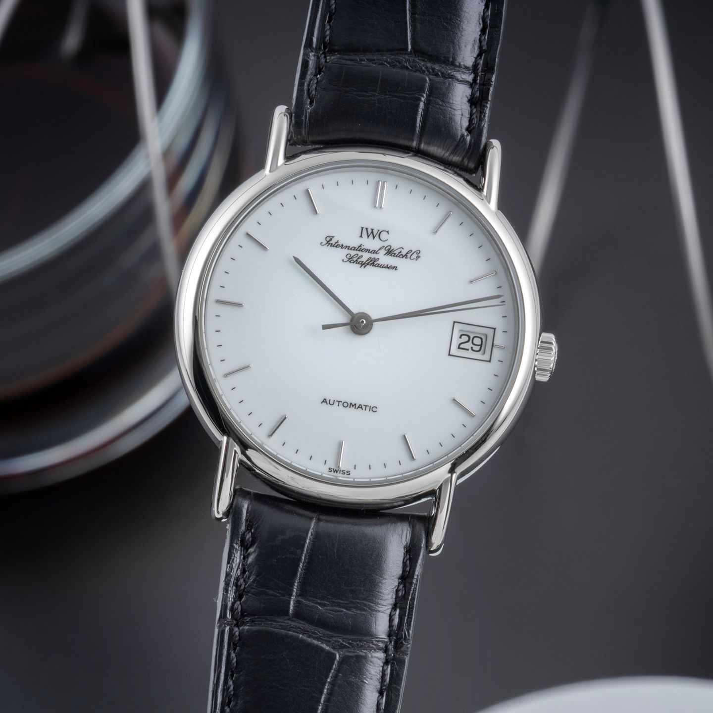 IWC Portofino Automatic IW351311 (1995) - White dial 34 mm Steel case (3/8)