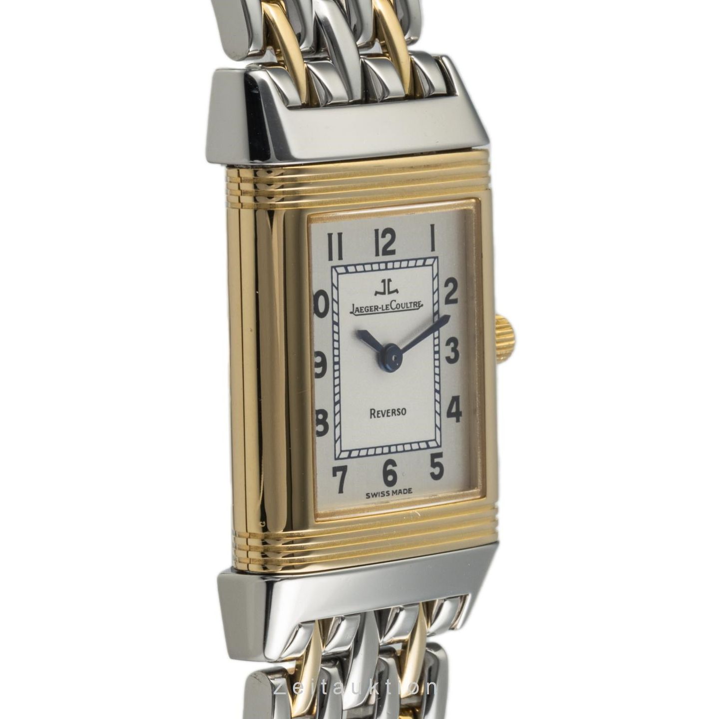 Jaeger-LeCoultre Reverso 260.5.08 (2005) - Silver dial 19 mm Gold/Steel case (8/8)