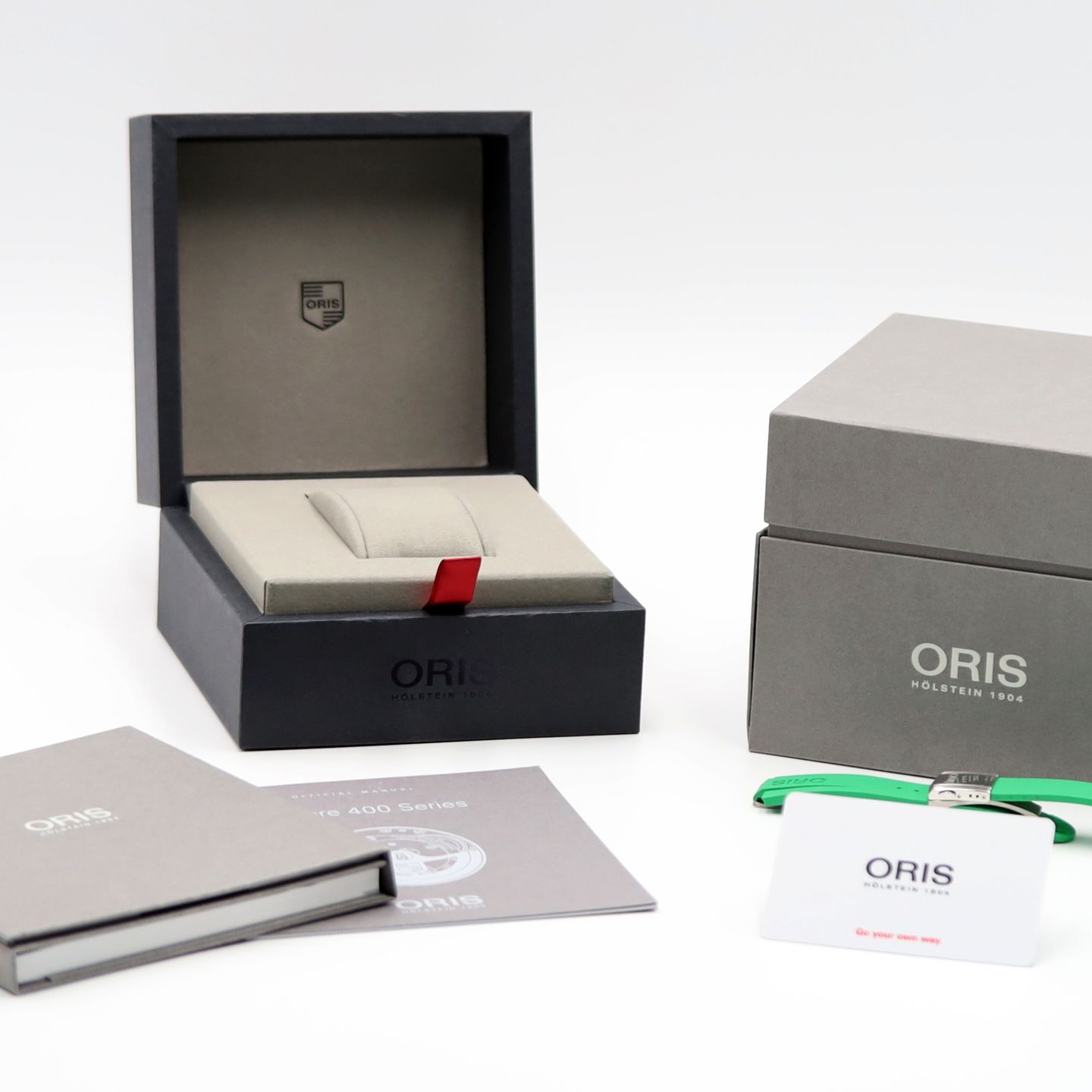 Oris Aquis Date 01 400 7769 6357-07 8 22 09PEB (Unknown (random serial)) - Green dial 42 mm Steel case (8/8)