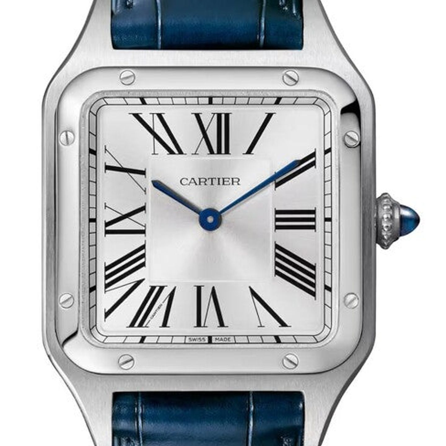 Cartier Santos Dumont WSSA0085 (2026) - Zilver wijzerplaat 31mm Staal (1/1)