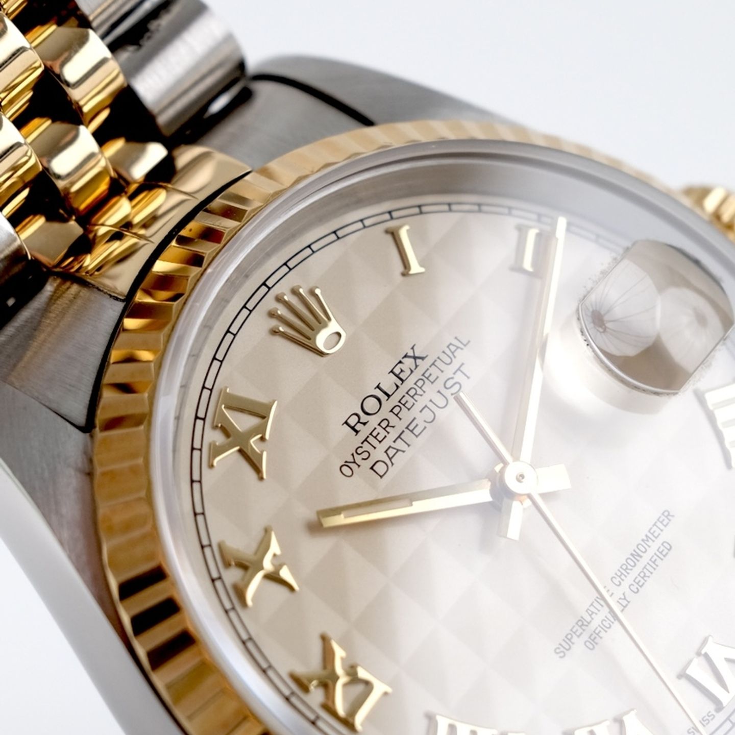 Rolex Datejust 36 16233 (1996) - 36 mm Gold/Steel case (5/8)