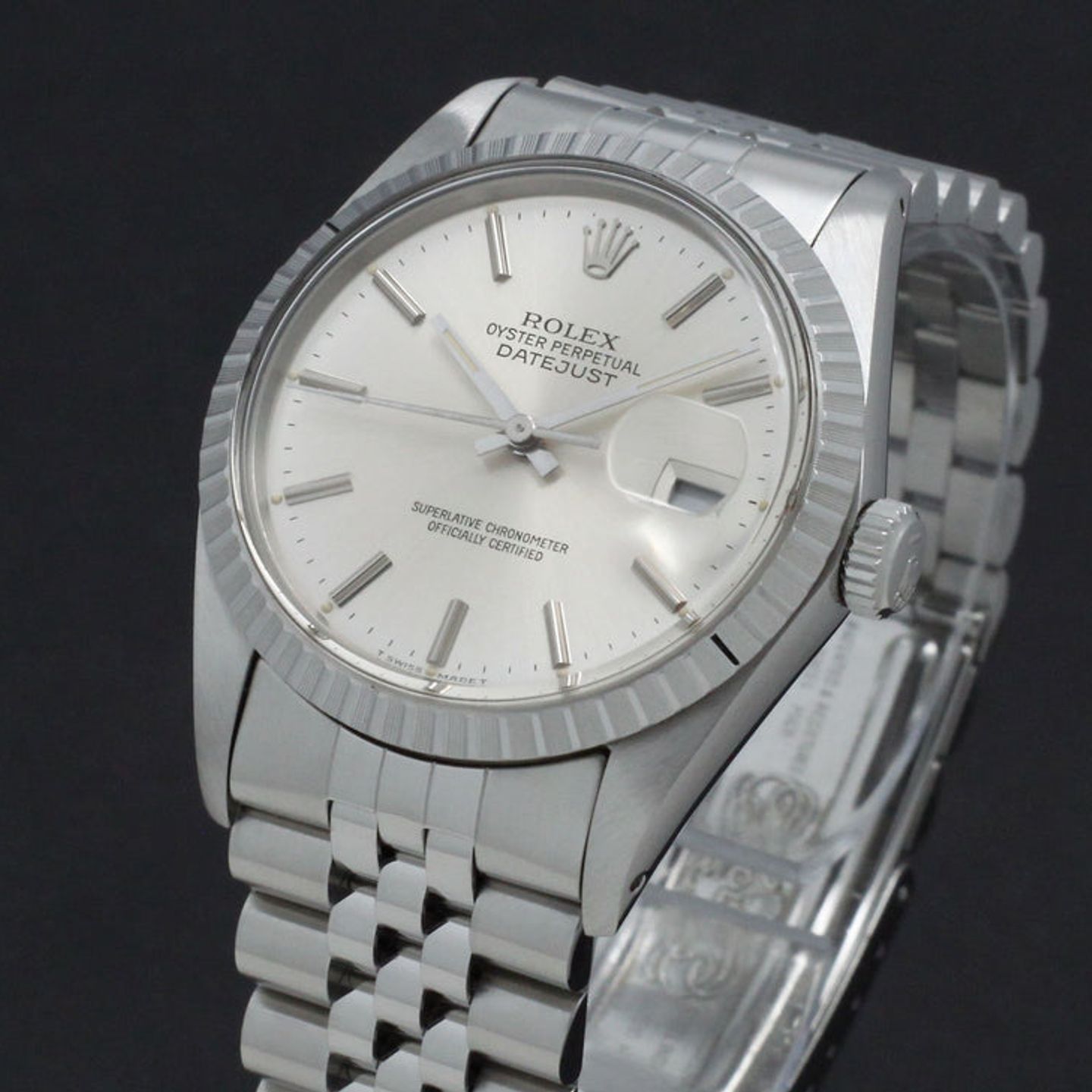 Rolex Datejust 36 16030 (1987) - Silver dial 36 mm Steel case (7/7)