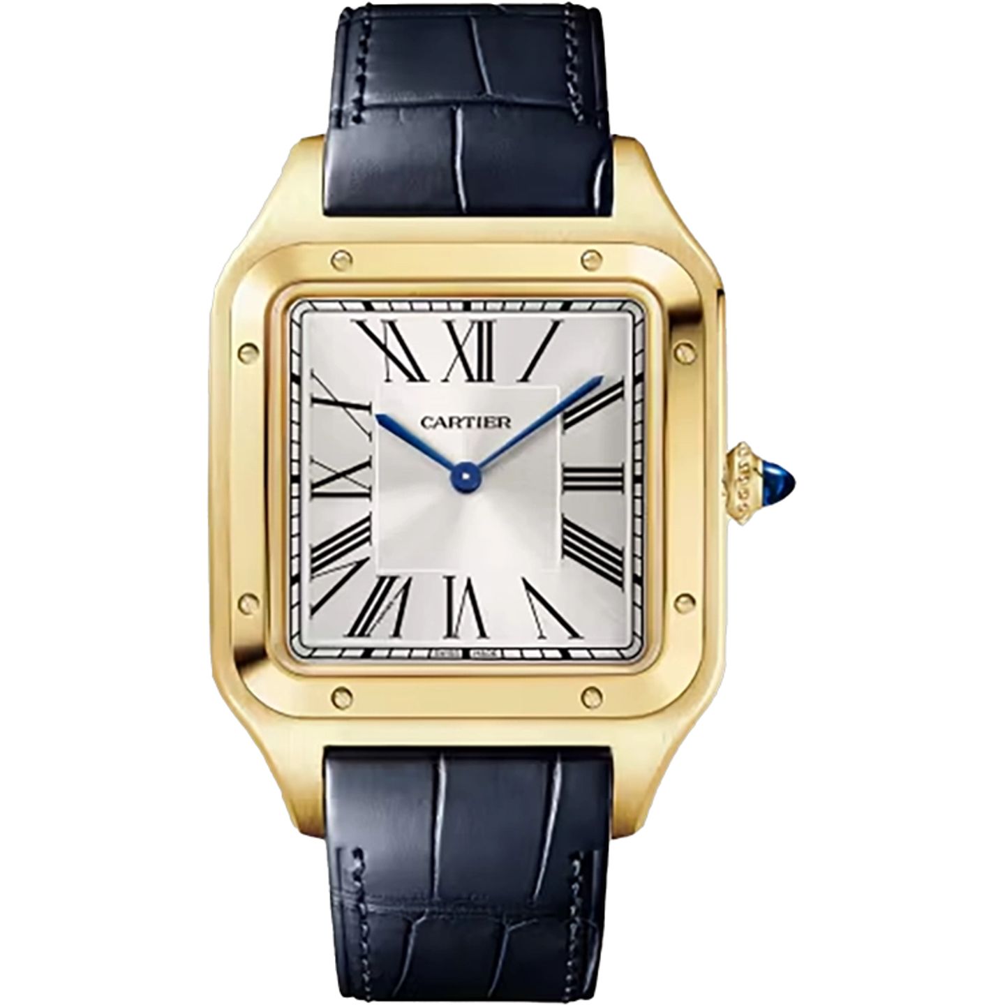 Cartier Santos Dumont WGSA0108 (2025) - Silver dial 34 mm Yellow Gold case (1/1)