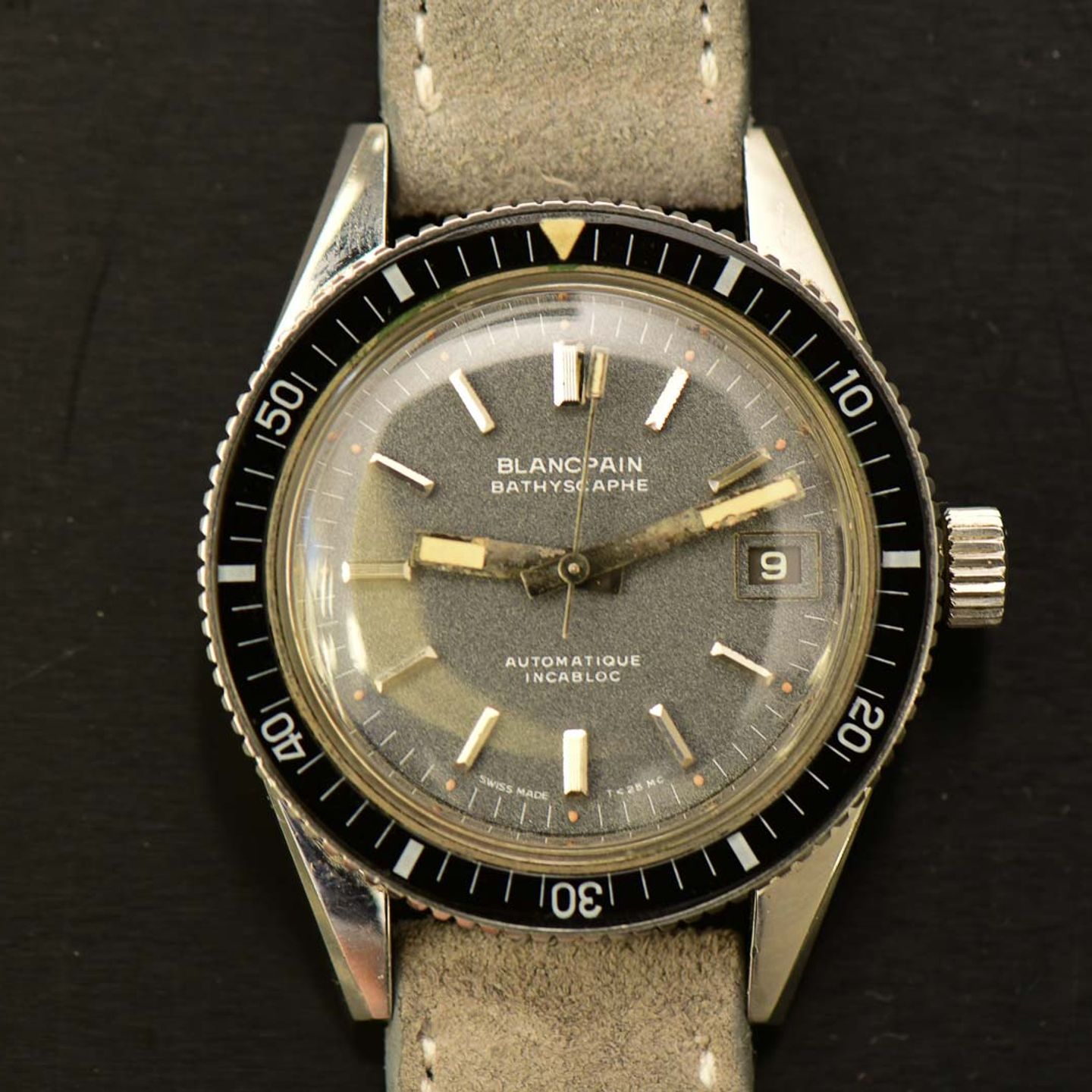 Blancpain Vintage Unknown (1960) - Grey dial 37 mm Unknown case (1/8)
