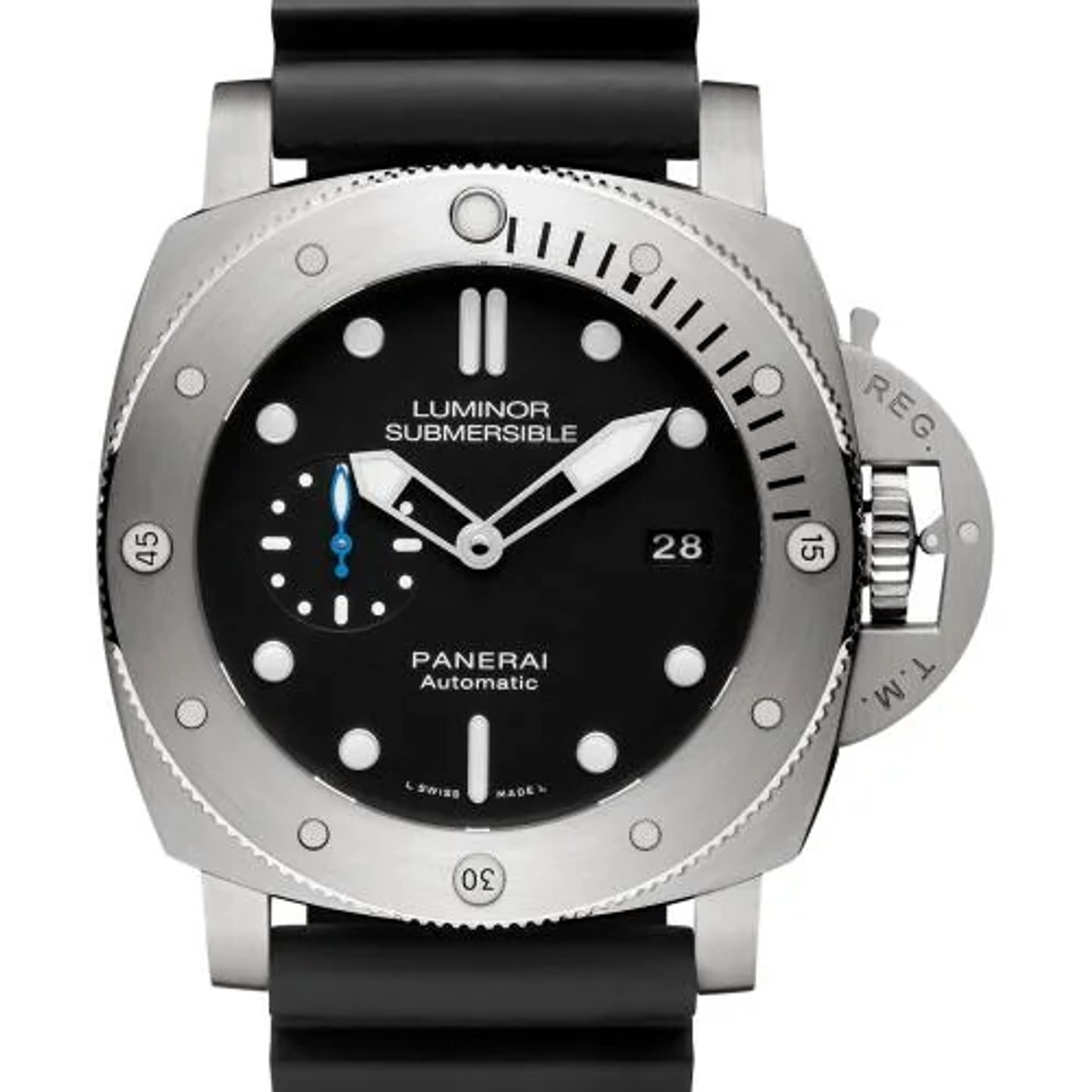Panerai Luminor Submersible 1950 3 Days Automatic PAM02305 (2026) - Zwart wijzerplaat 47mm Titanium (1/1)