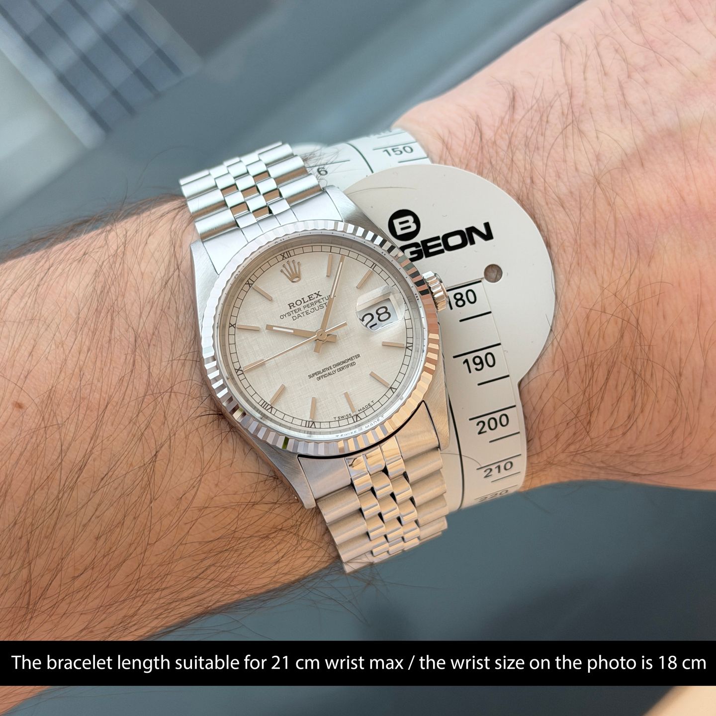 Rolex Datejust 36 16234 (1990) - 36 mm Steel case (2/8)