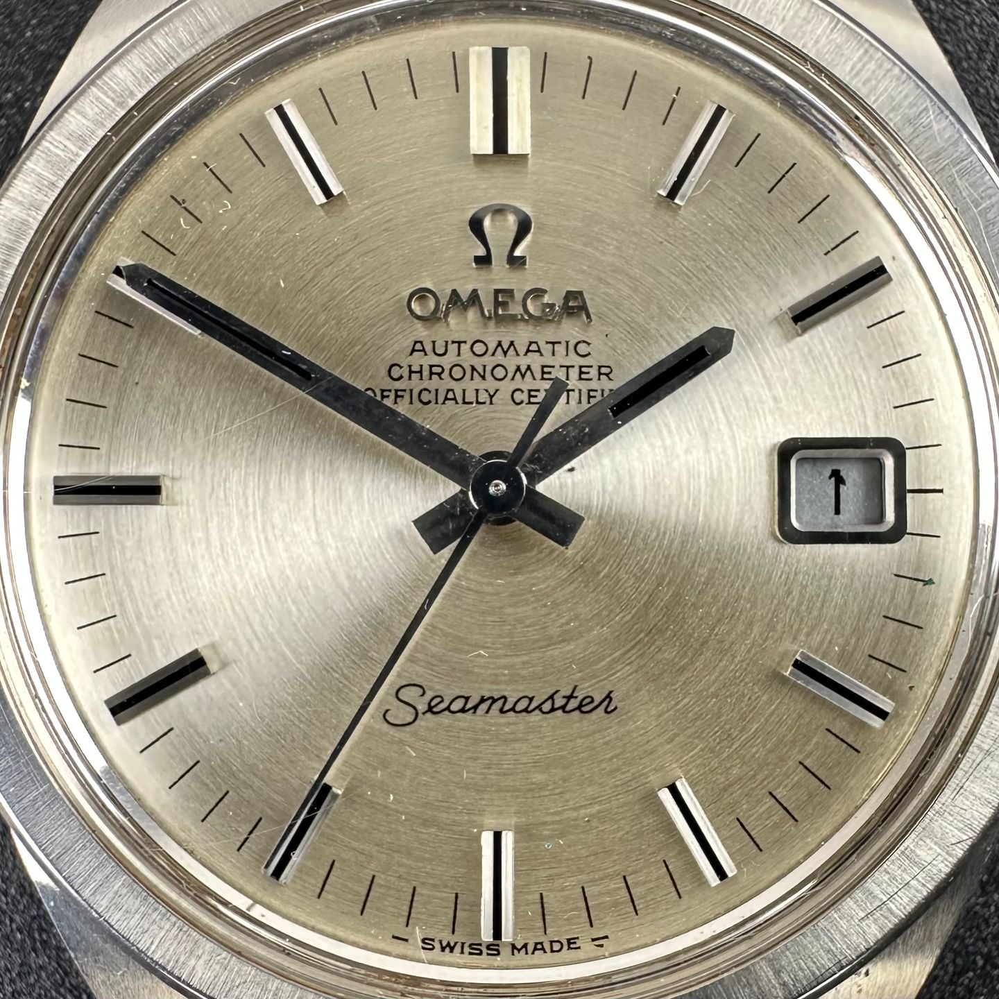 Omega Seamaster 168.022 (1968) - White dial 37 mm Steel case (8/8)