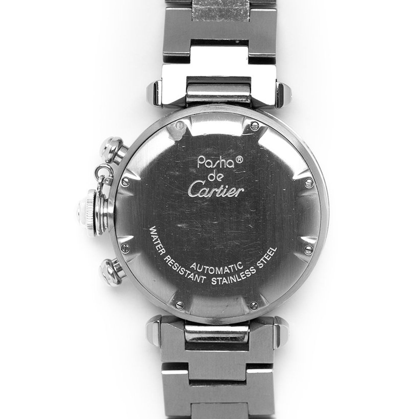 Cartier Pasha 2412 (1940) - Black dial 36 mm Steel case (3/5)