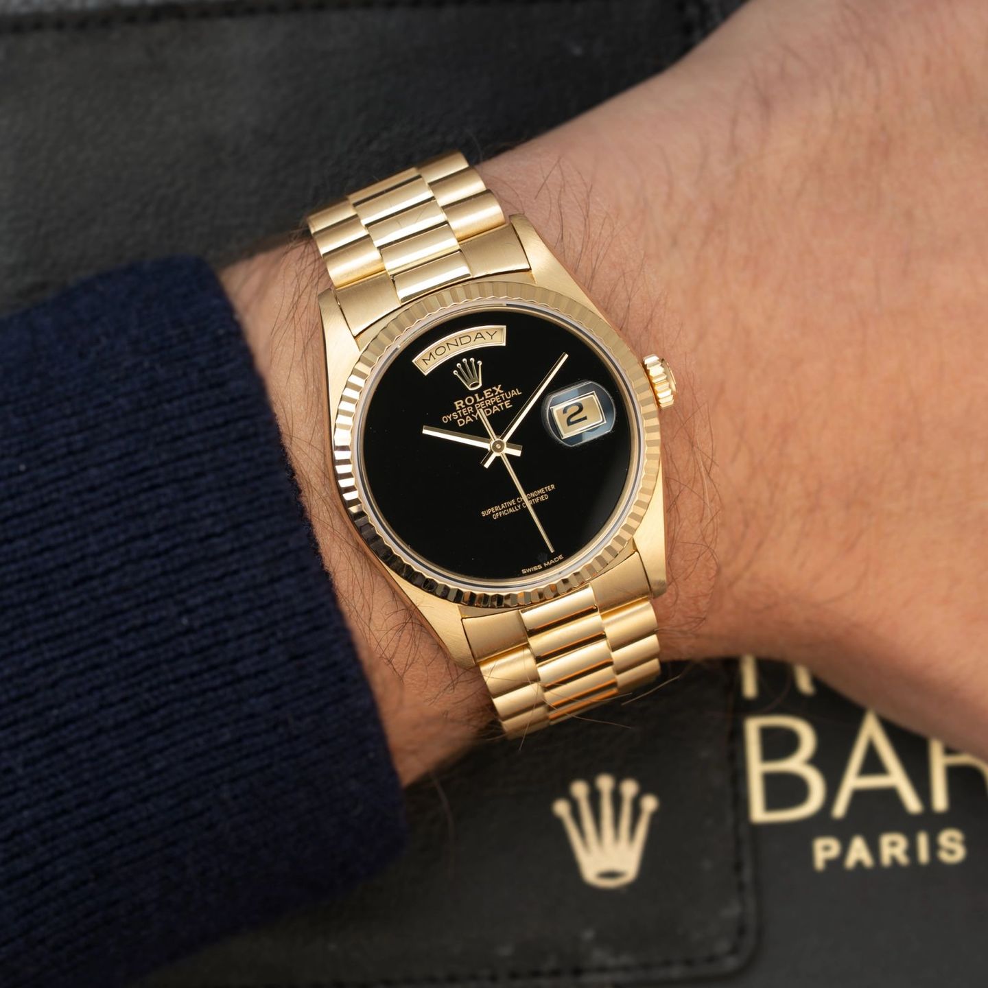 Rolex Day-Date 36 18238 (1991) - 36mm Geelgoud (2/8)